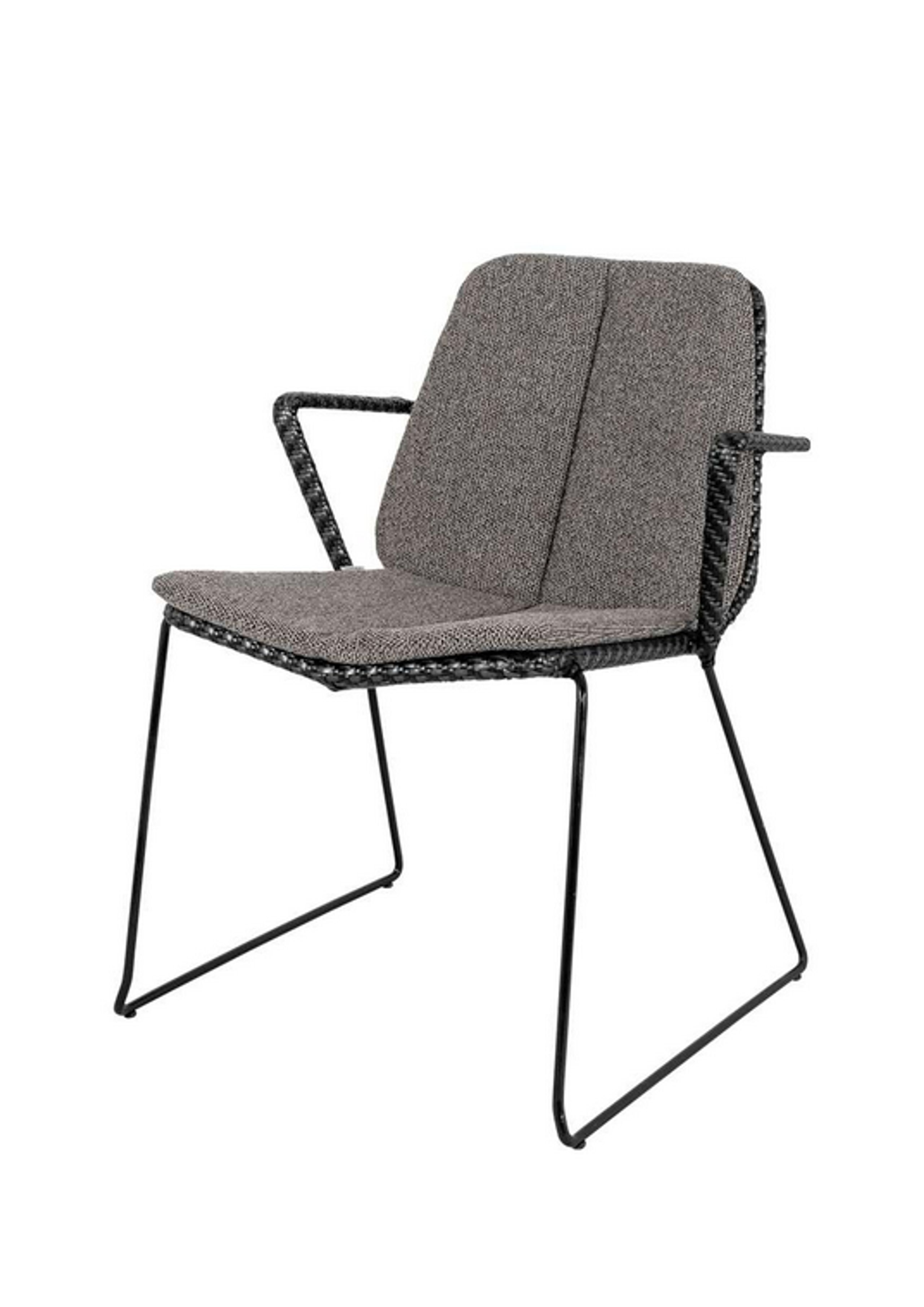 Cane-line - Cuscino - Hyndesæt til Vision Stol - Dark grey, Cane-line Wove