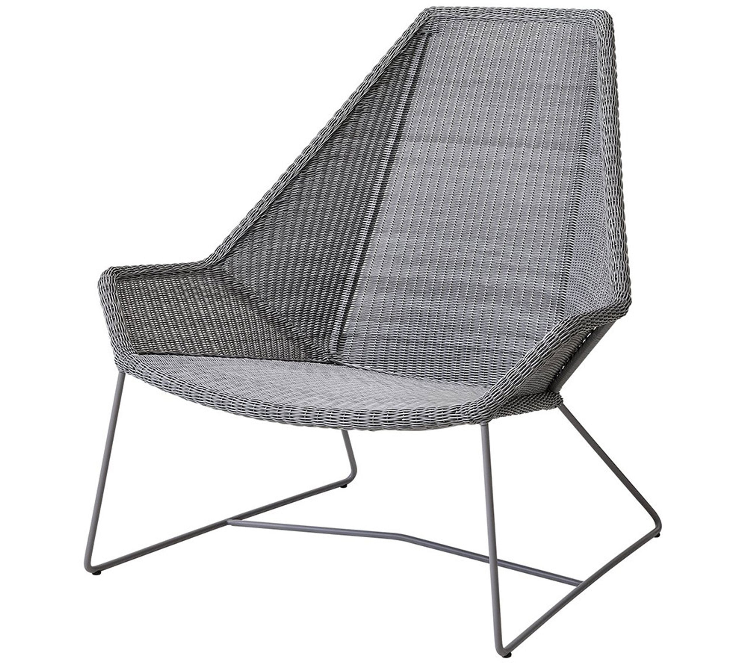 Cane-line - Cadeira de banho - Breeze Highback Lounge Chair 5469 LI/LS/LW - Light Grey