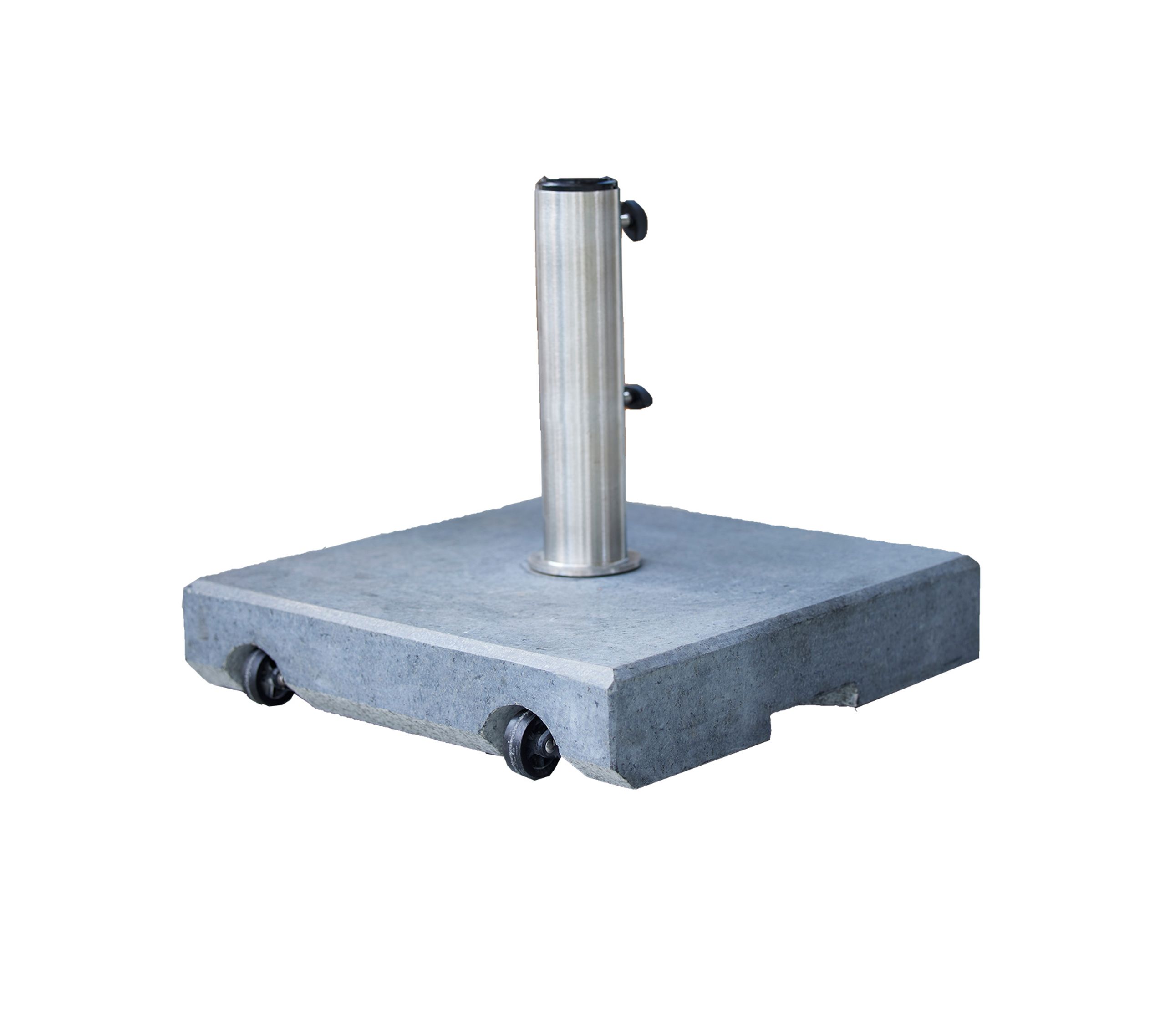 Cane-line - Parasolfod - Parasolfod m/hjul - 50 kg - Matgrå - Granit