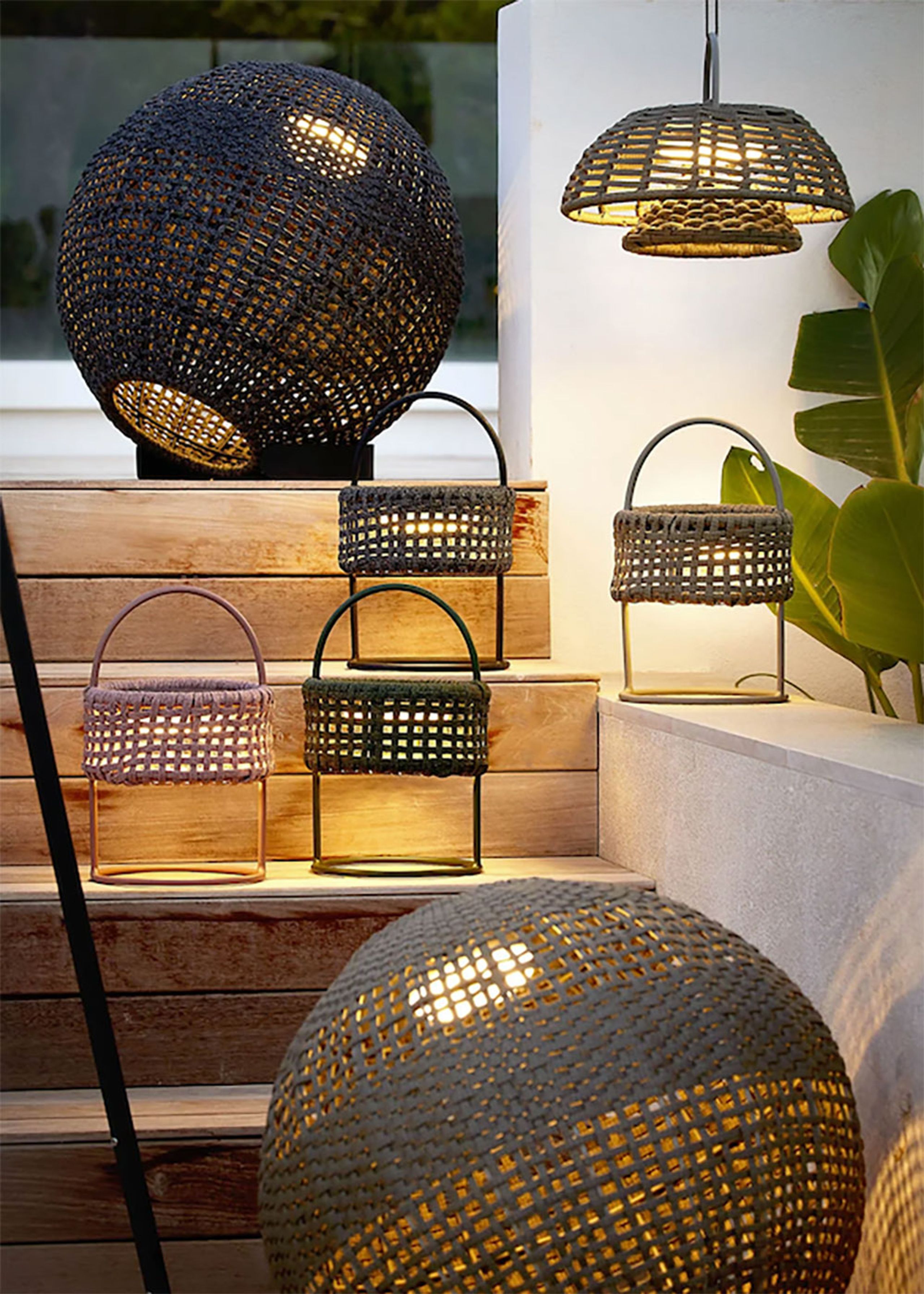 Cane-line - Heiluri - Illusion Lampe Til Ophæng - Cane-line Soft Rope, Dark Grey