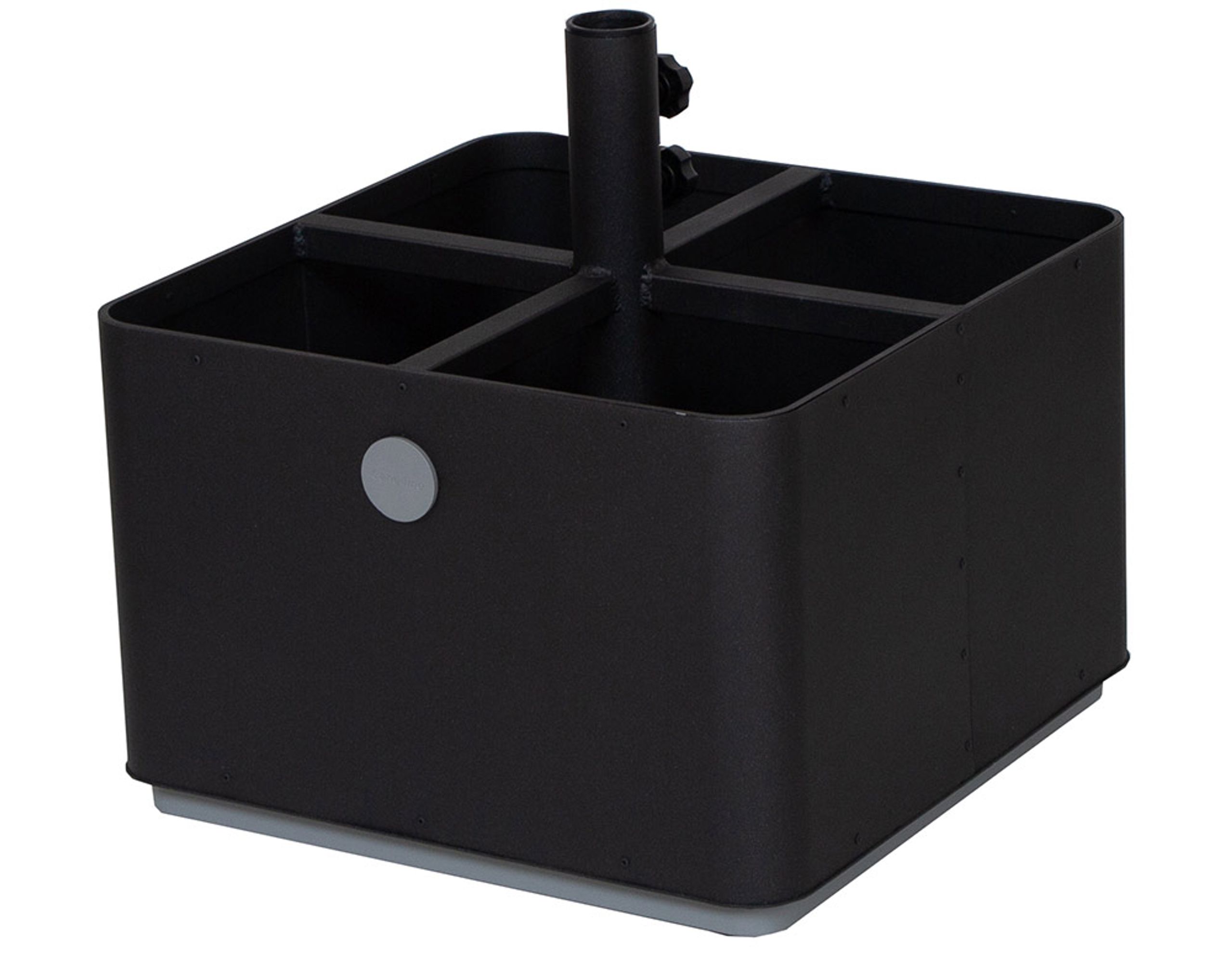 Cane-line - Plant Box - Grow Plant Box - Lava Grey / Taupe - Parasol Base w/wheels