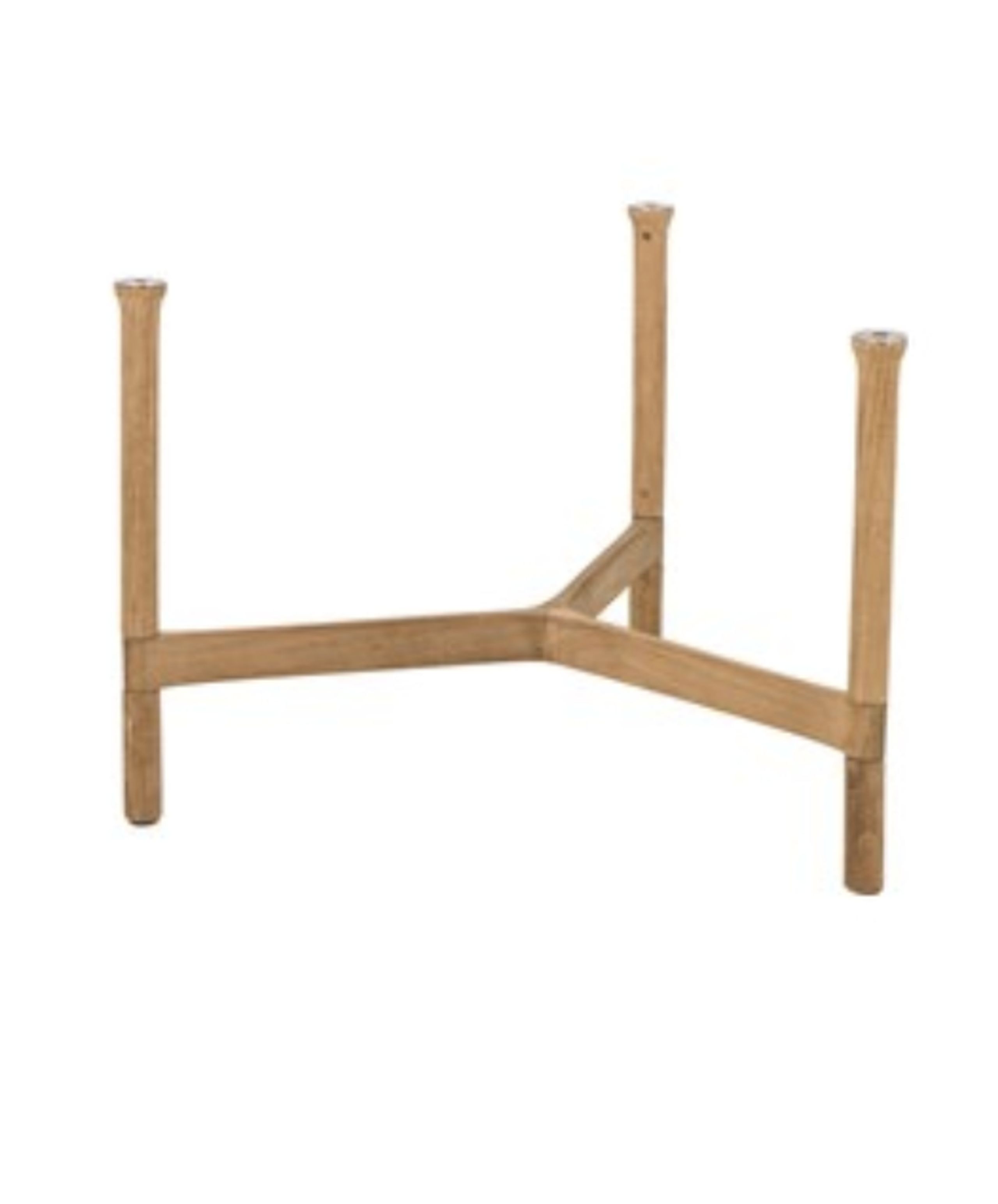 Cane-line - Nohy stolu - Twist coffee table base - Medium size - Teak