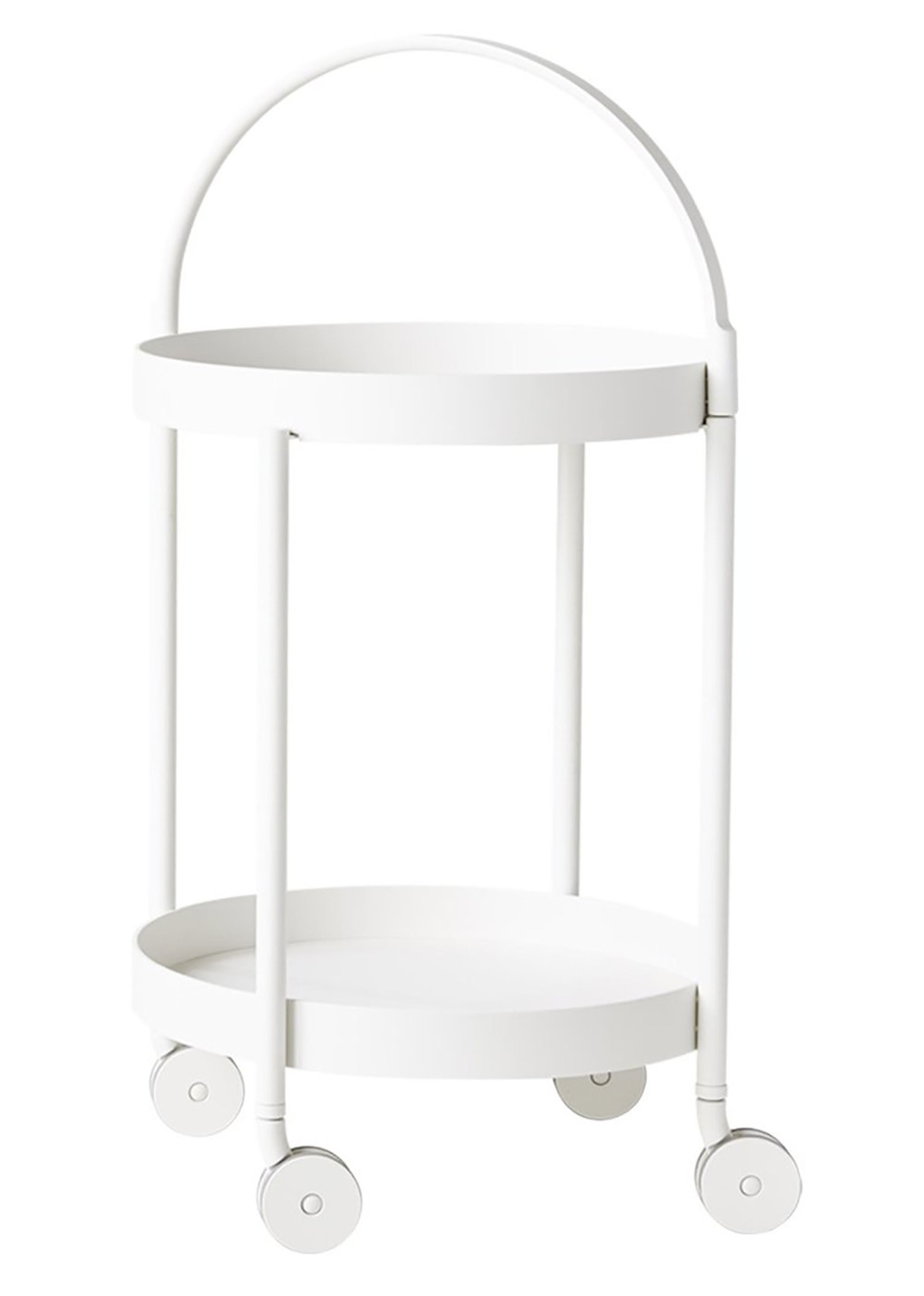 Cane-line - Étagère roulante - Roll trolley - White