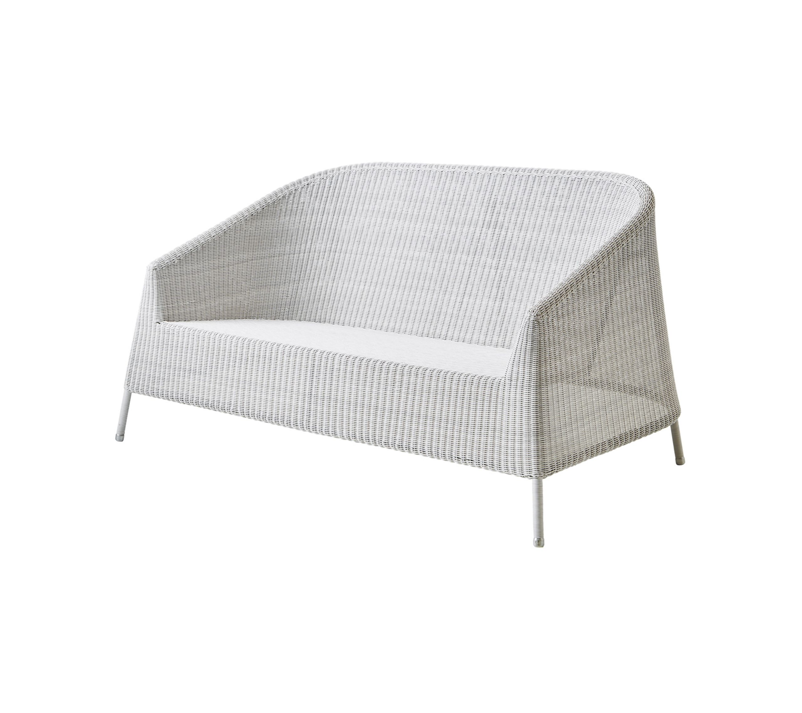 Cane-line - Divano da giardino - Kingston 2-pers. sofa - White grey