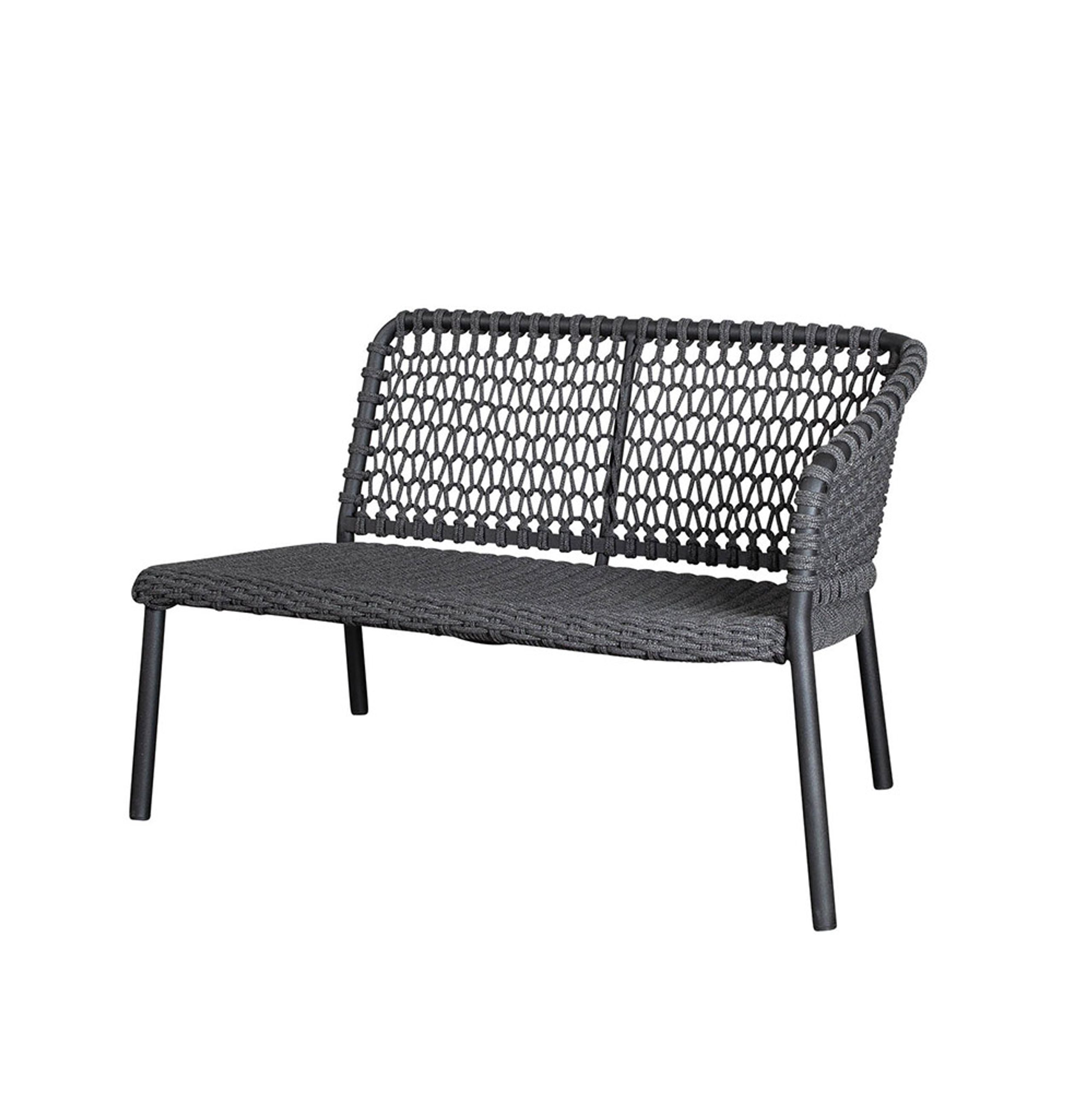 Cane-line - Záhradná pohovka - Ocean modul sofa w/o cushions - 2-pers. sofa/venstre modul - Soft rope