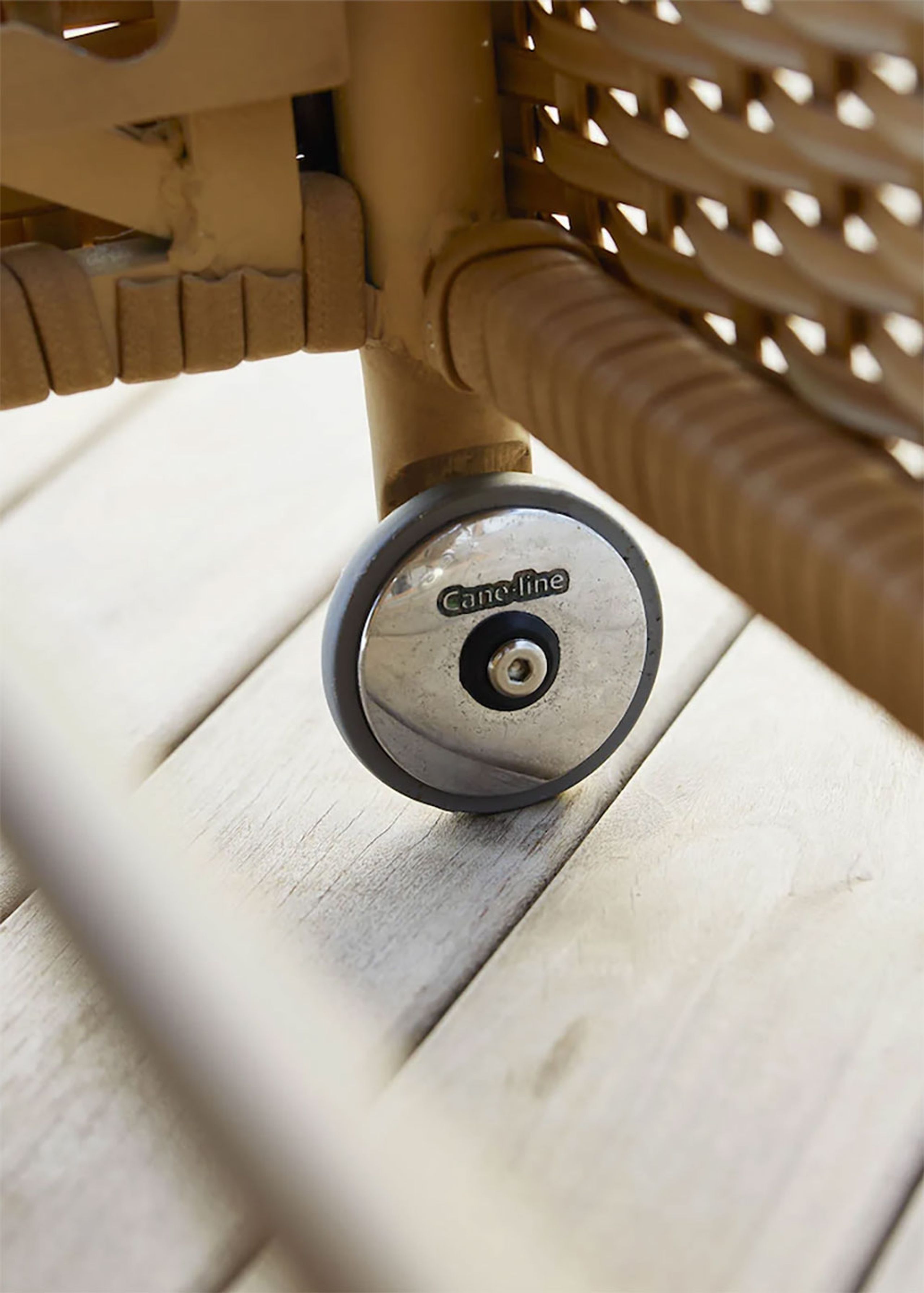 Cane-line - Sonnenliege - Rest Sunbed, Single - Natural, Cane-line Flat Weave / Cane-line Natté, Taupe