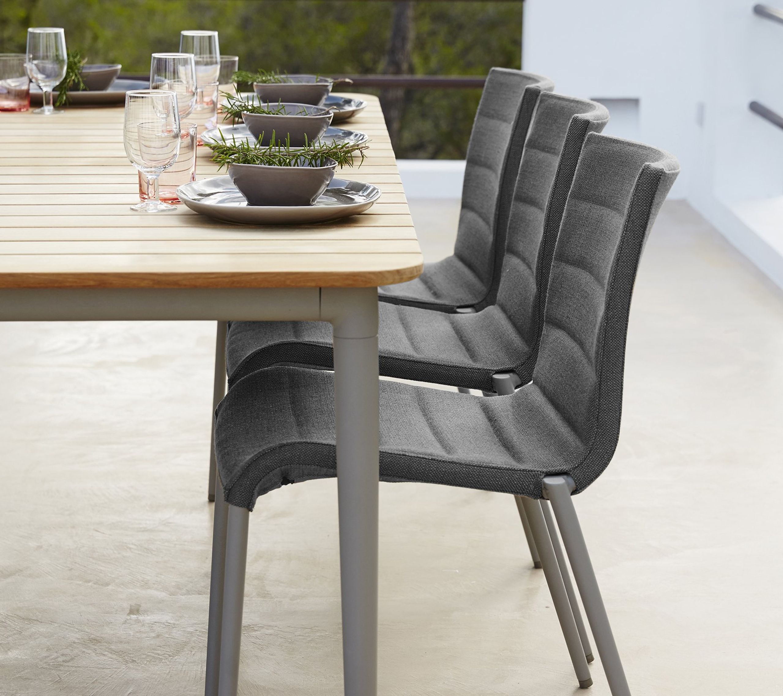 Cane-line - Chair - Core stol u. armlæn - Grey