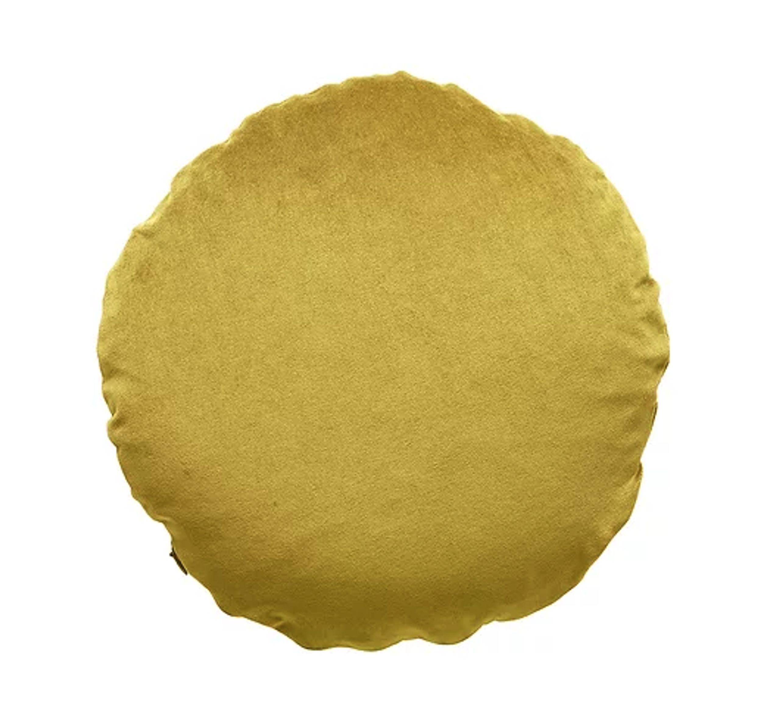Christina Lundsteen - Pillow - Basic Round - golden olive