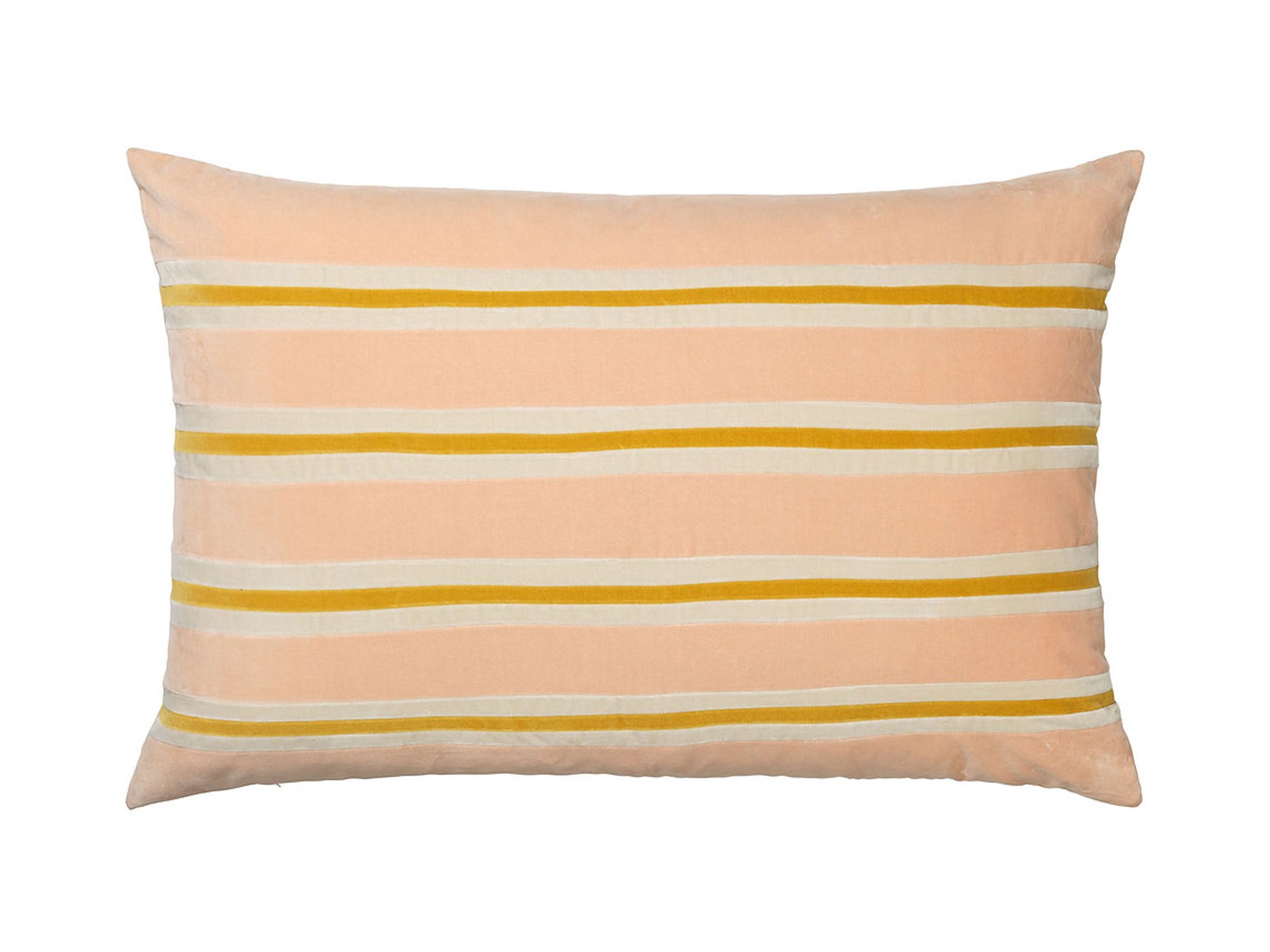Christina Lundsteen - Kissen - Maggie Bed Cushion - Plaster / Dusty White / Mustard