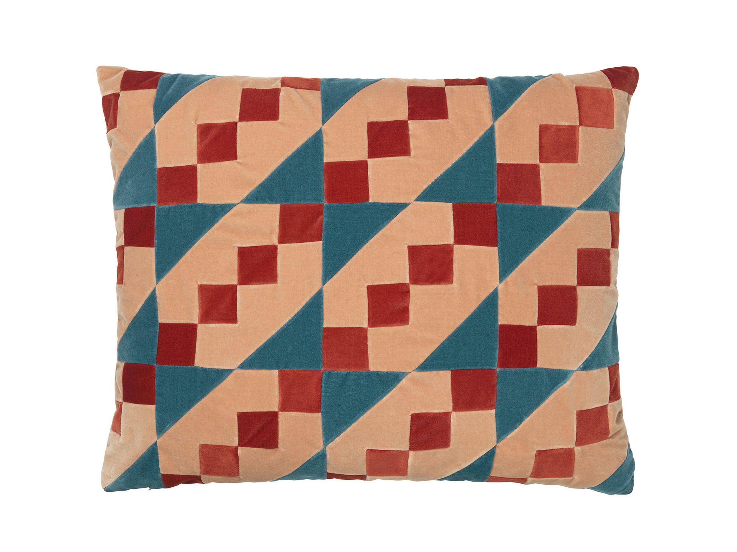 Christina Lundsteen - Cuscino - Addison Pillow - Mazarine / Dark Red / Beige