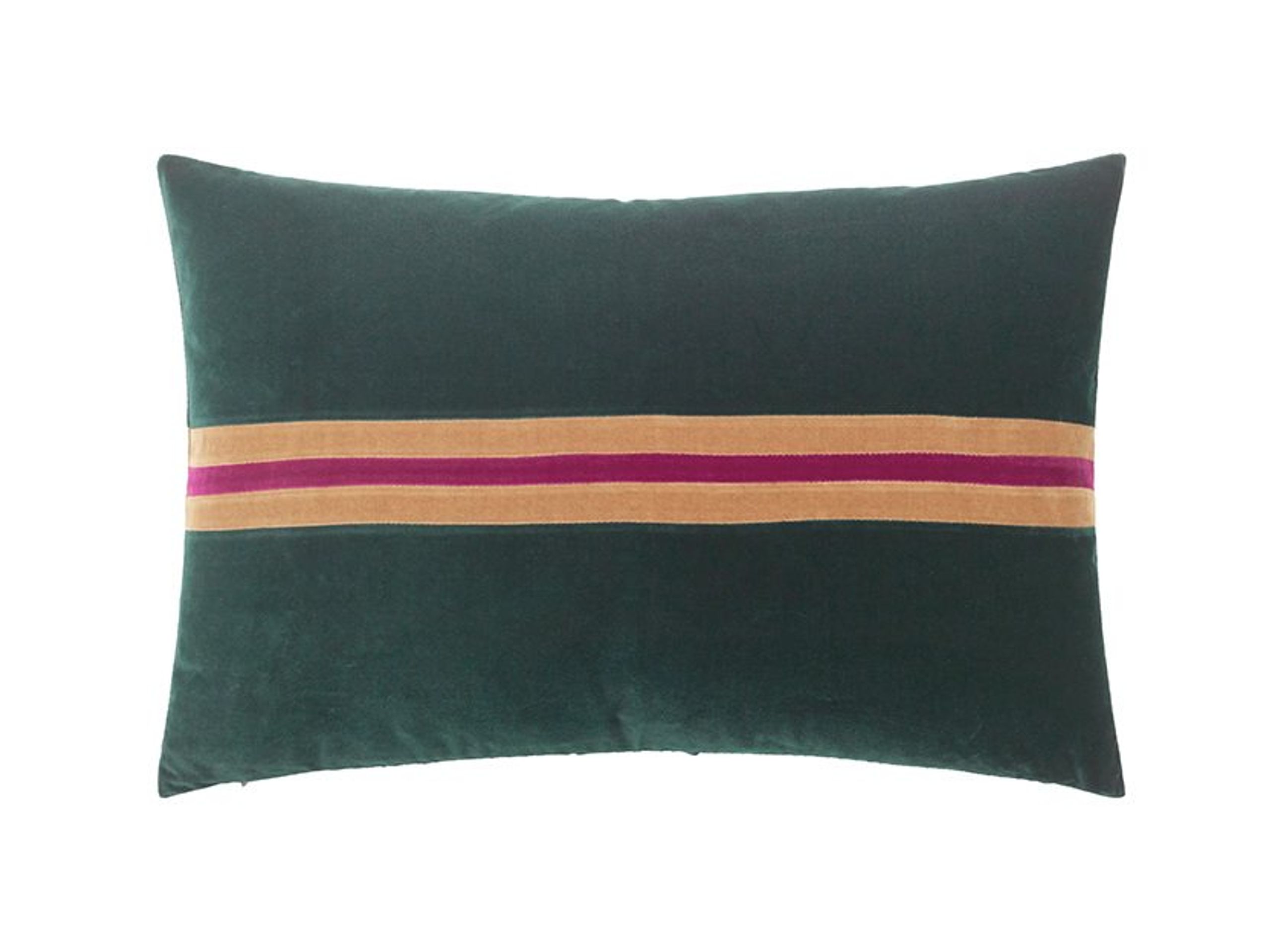 Christina Lundsteen - Pude - Harlow - emerald,camel,anemone