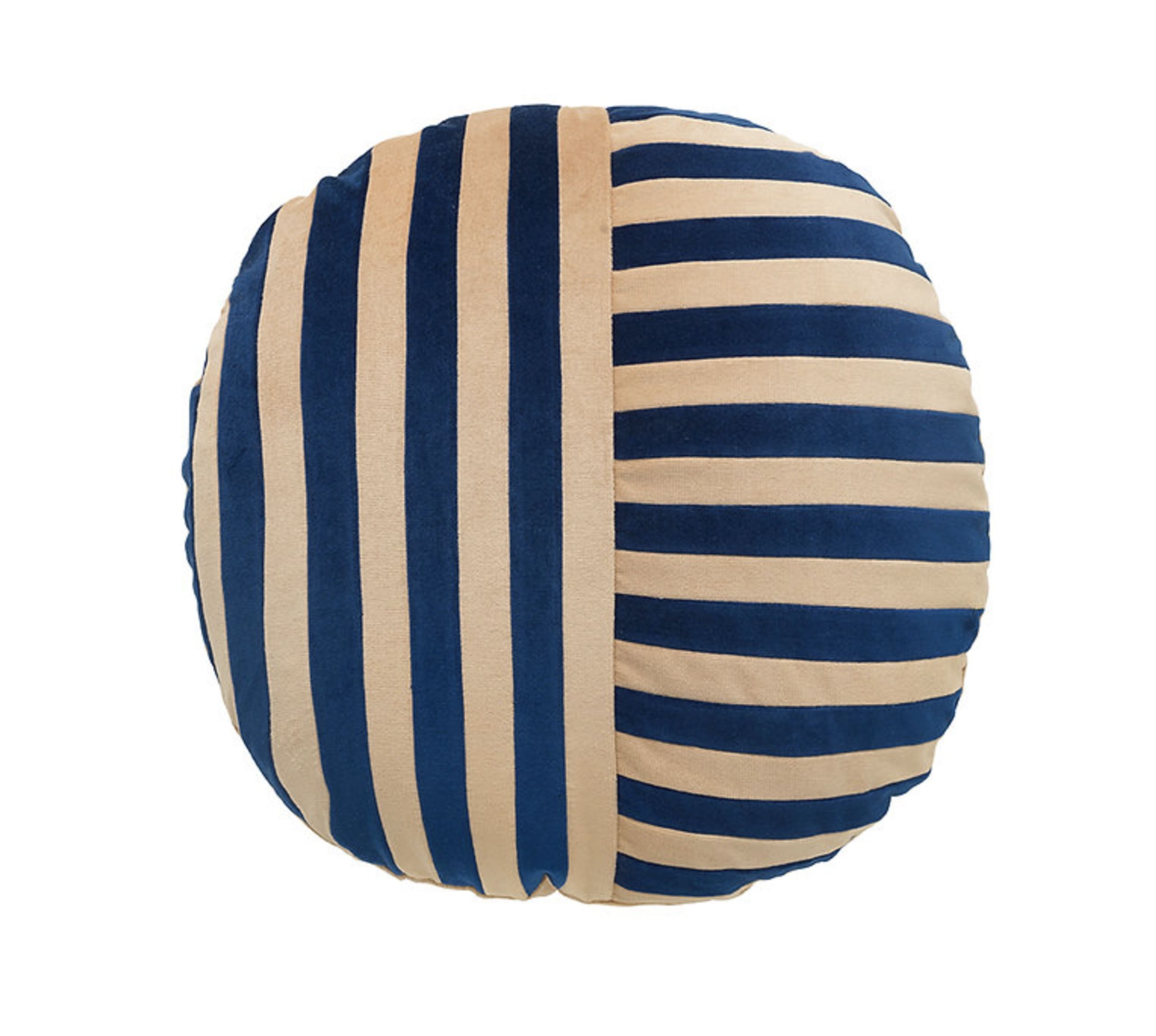 Christina Lundsteen - Cuscino - Luna - Denim/Beige - denim,beige