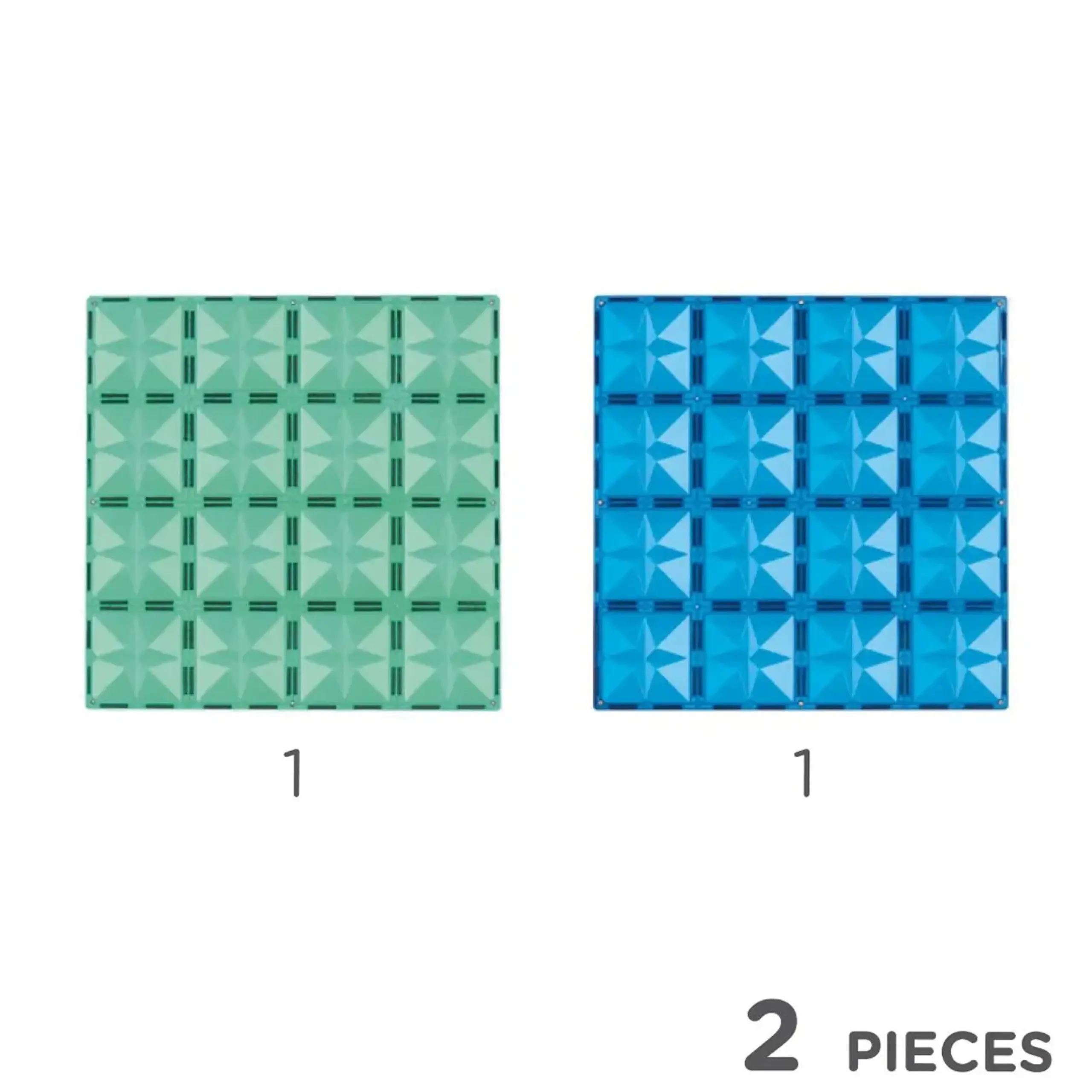 Cleverclixx - Toys - Big Plates Blue Green - Blue Green