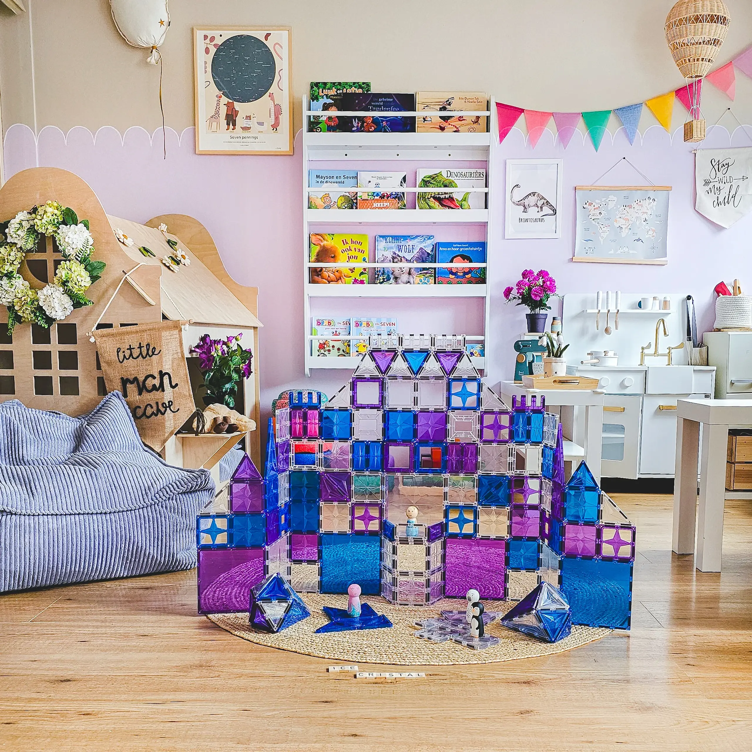 Cleverclixx - Zabawki - Mega Ice Crystal Pack 180 pieces - Intense