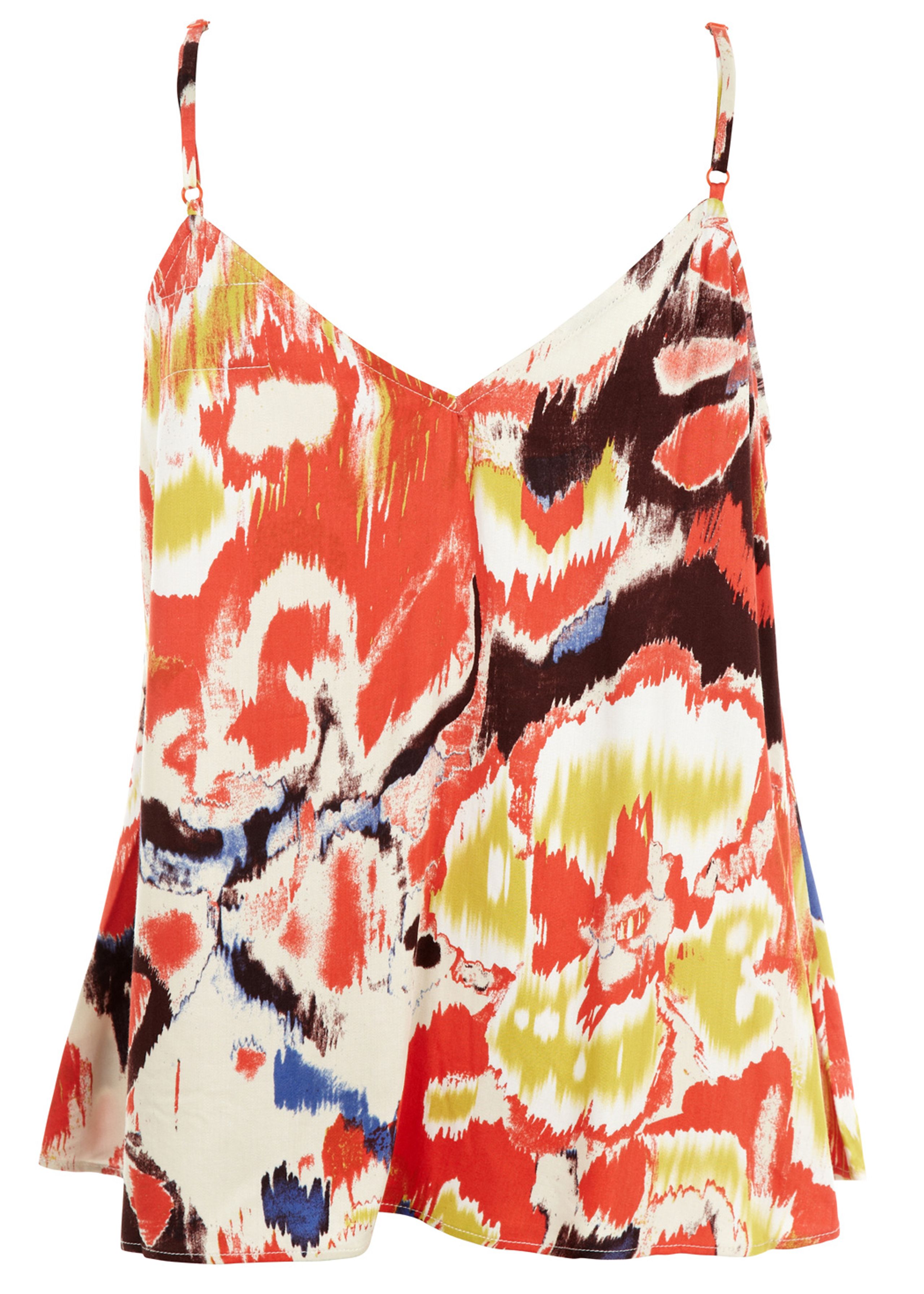 Coloured Printed Sun Top Top Print