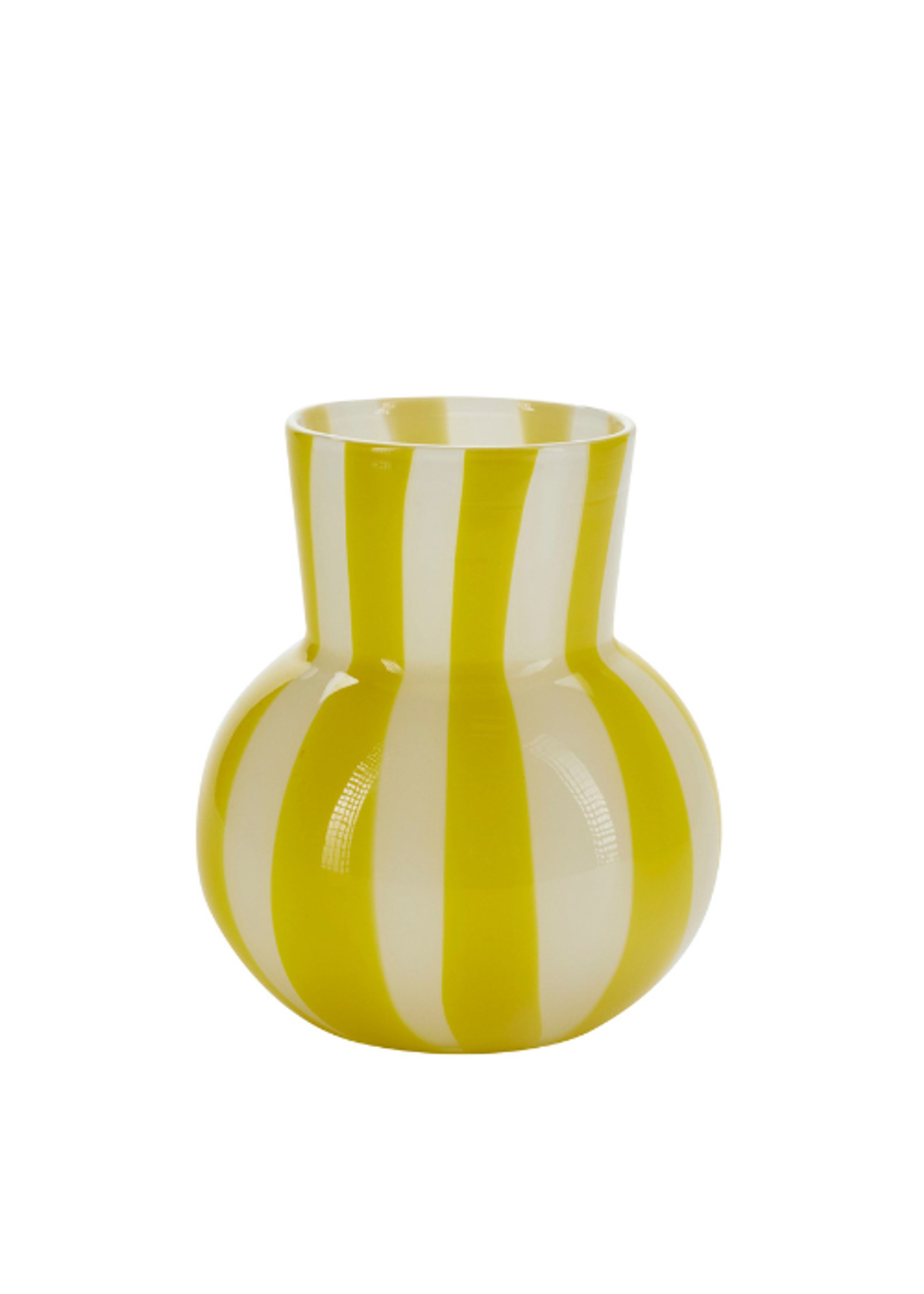Cozy Living - Vaso - Candy Glass - Yellow/White