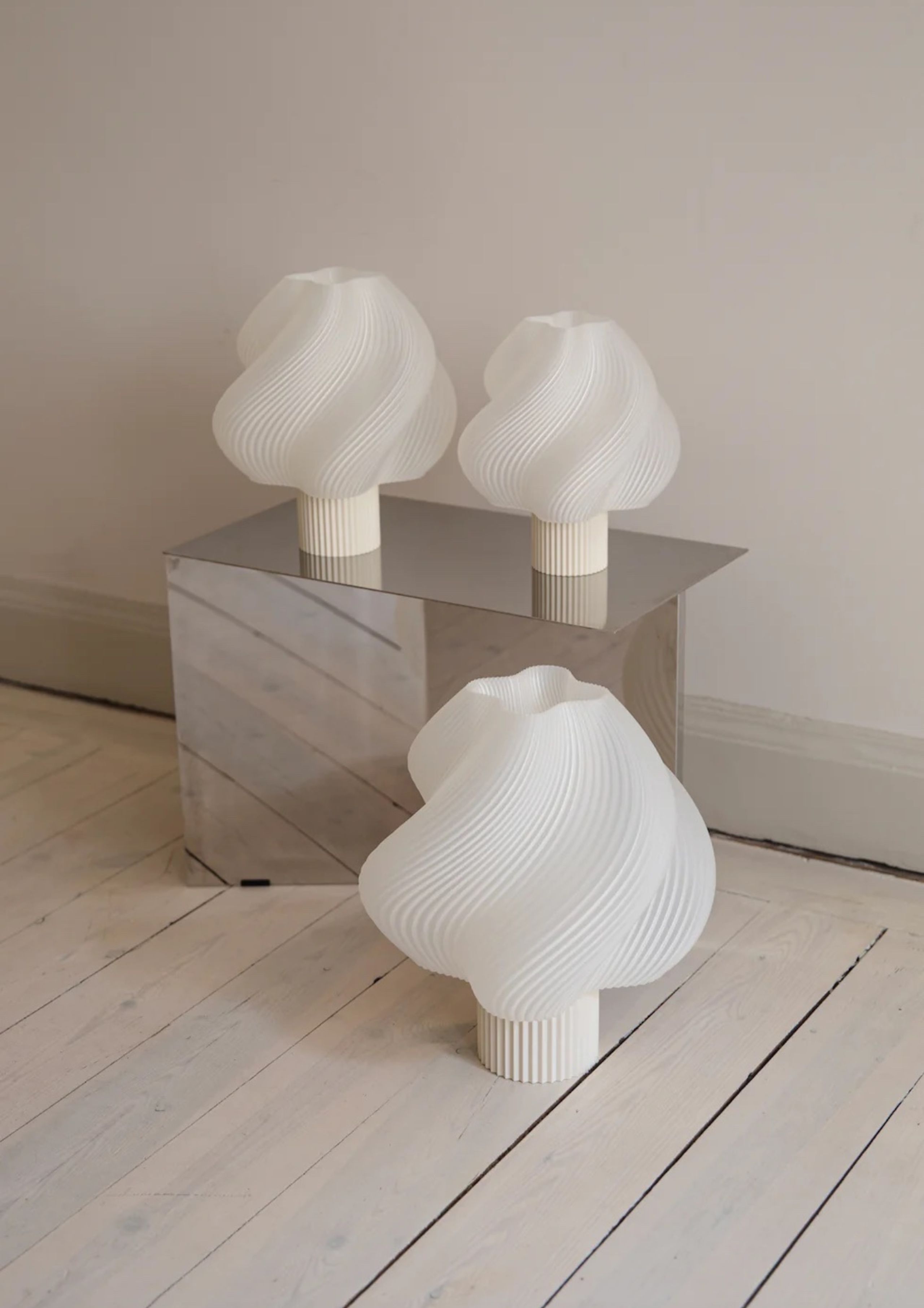 Crème Atelier - Table Lamp - Soft Serve Table Lamp Portable - Vanilla bean