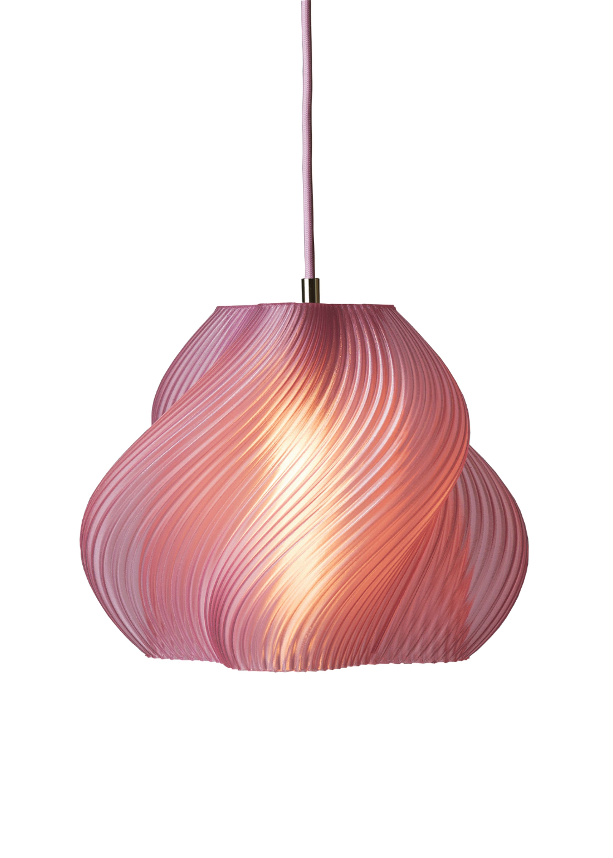 Crème Atelier - Pendelleuchte - Soft Serve Pendant 02 - Rose Sorbet - Chrome