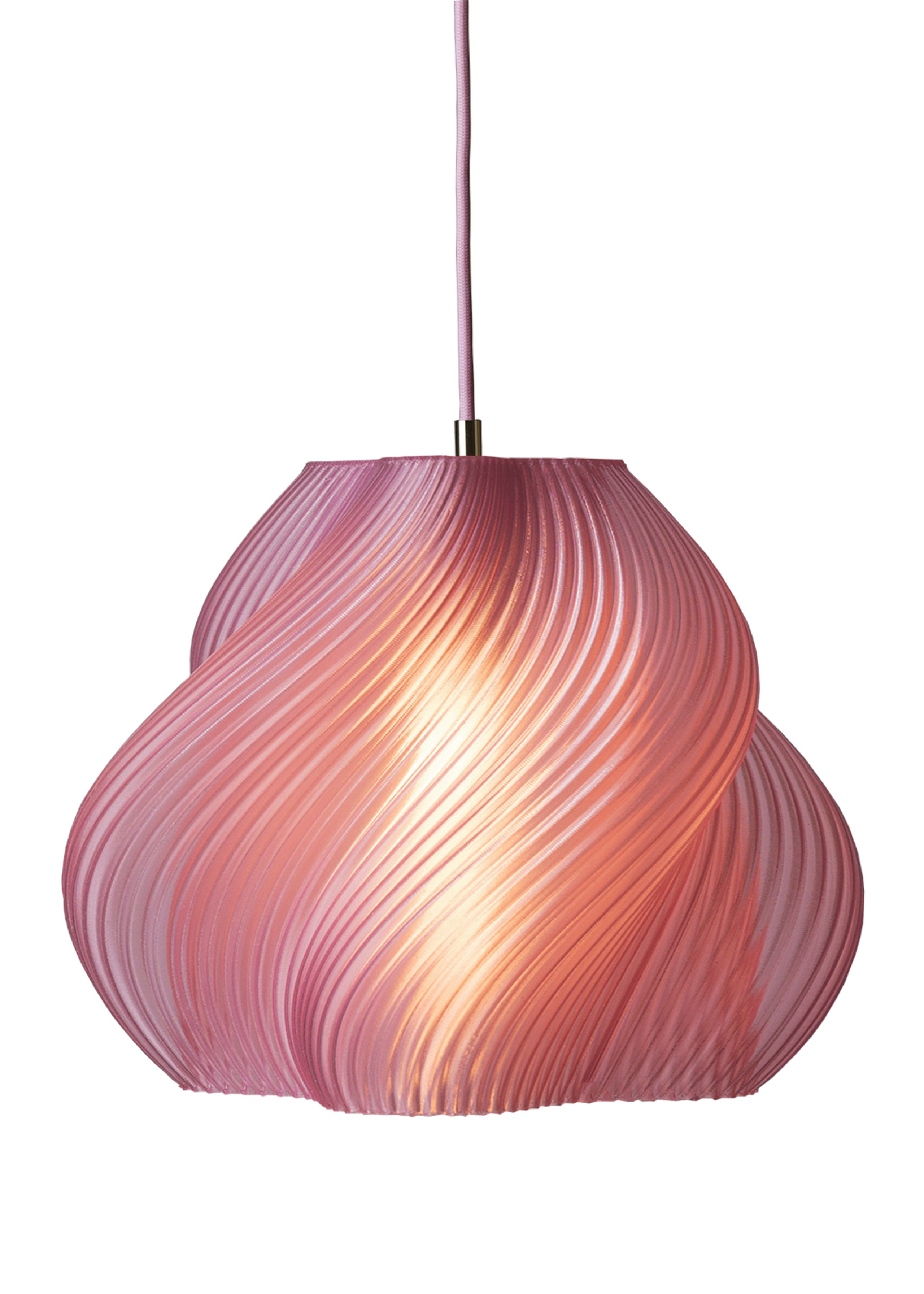 Crème Atelier - Pendel - Soft Serve Pendant 03 - Rose Sorbet - Brass