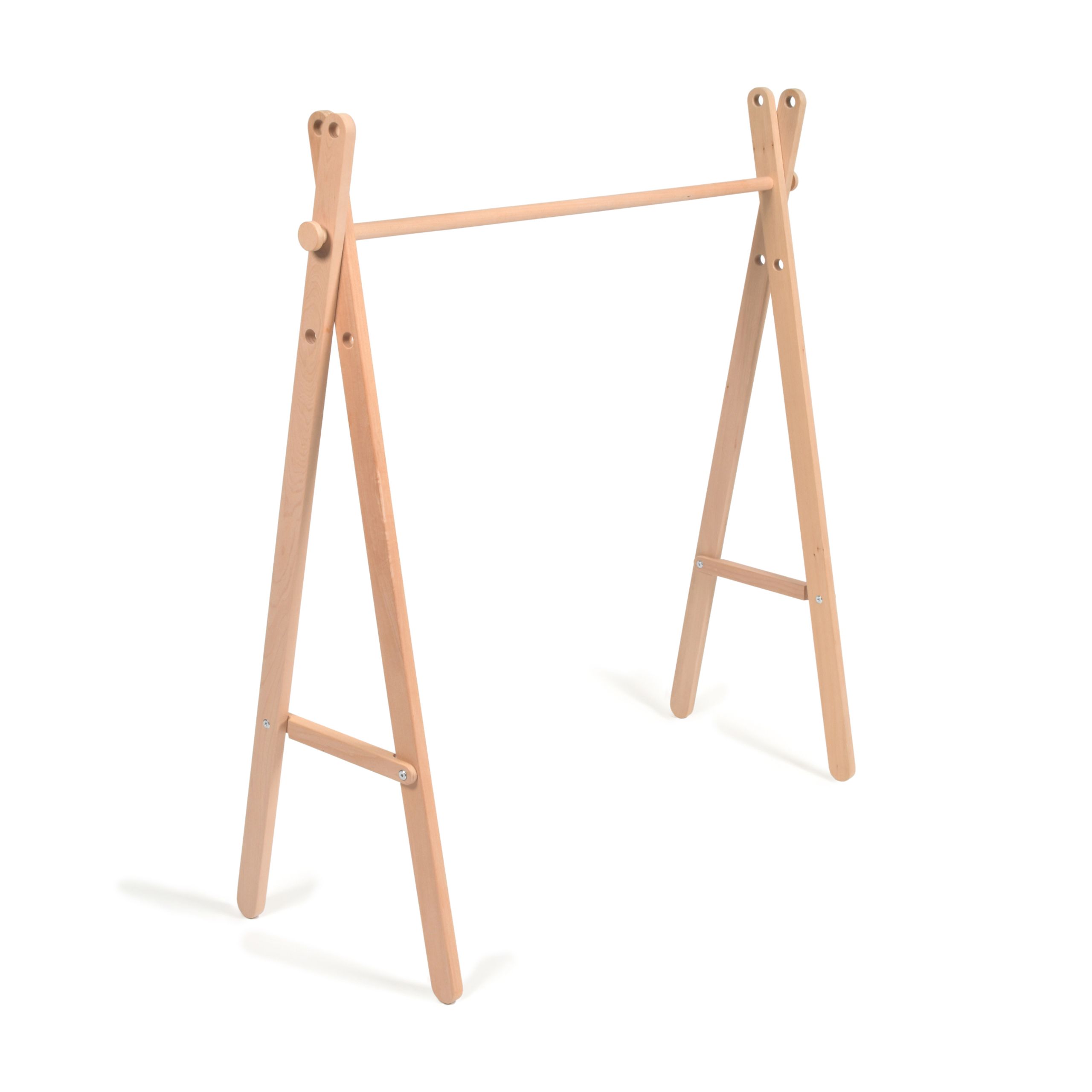 Curve Lab - Children's clothes rack - Grow’ Clothes Rail - Natural