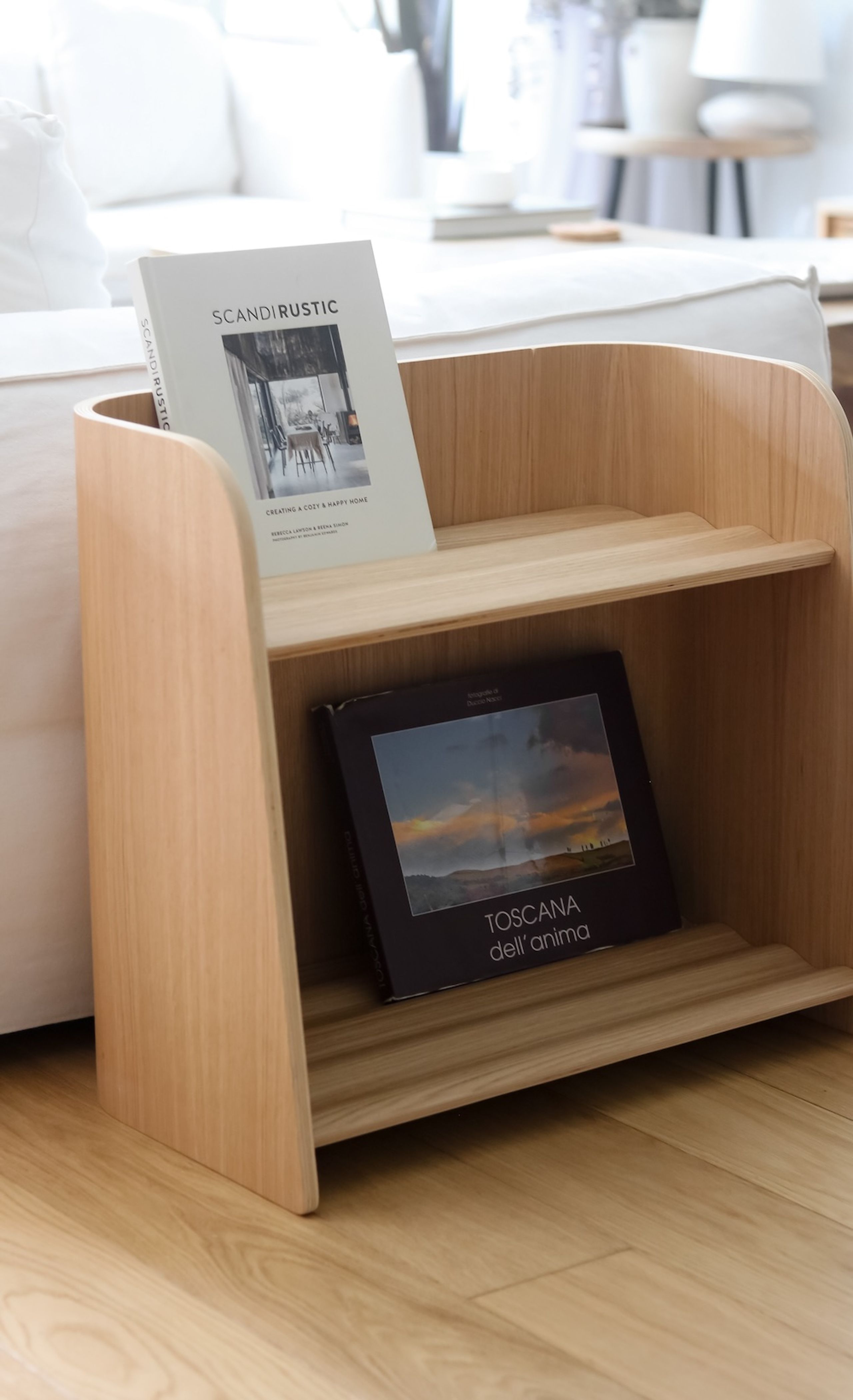 Curve Lab - Cassettiera per bambini - Small Curvy Bookcase - Natural