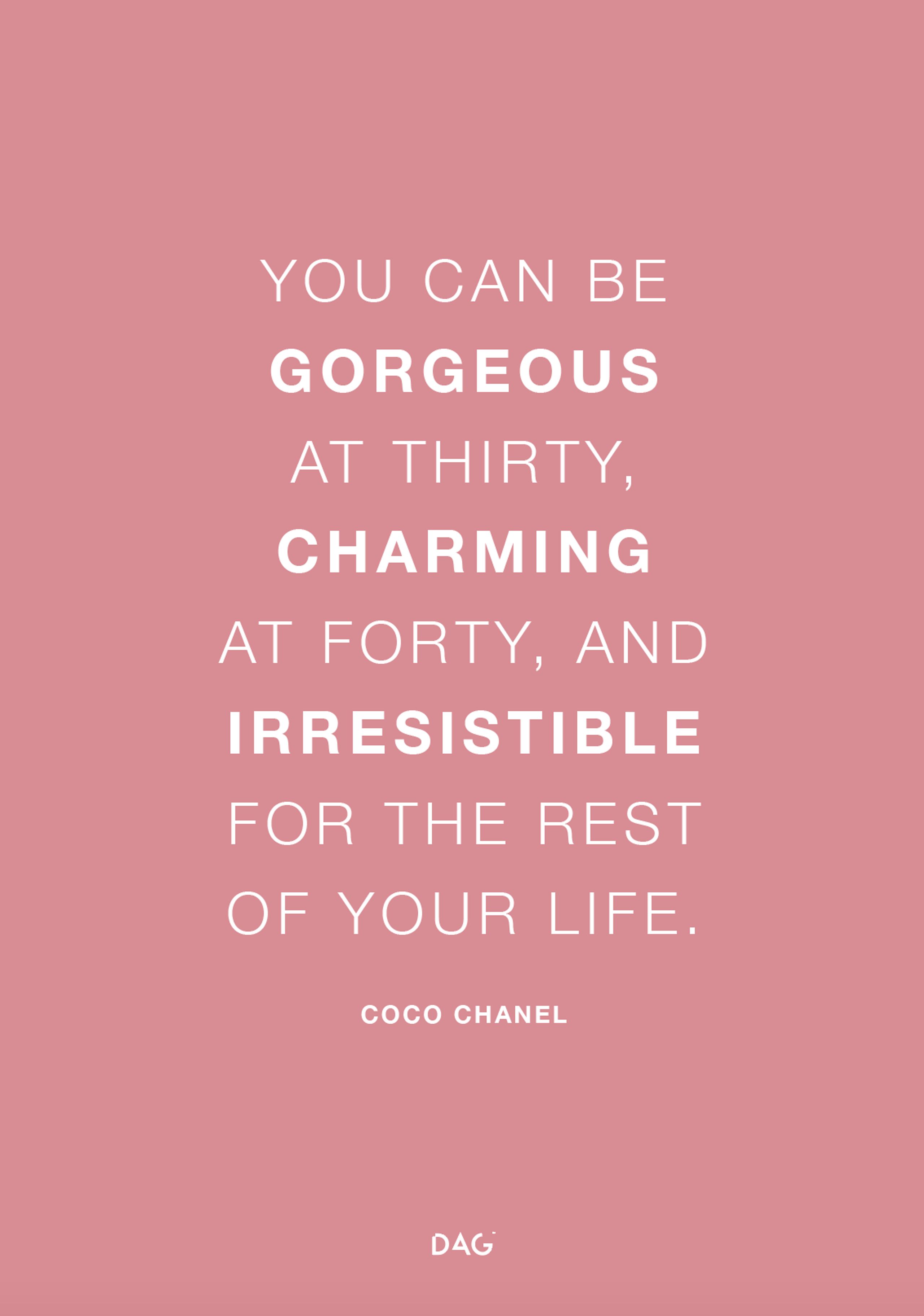 DAG - Poster - Gorgeous, Charming and Irresistible - Muddy Rose