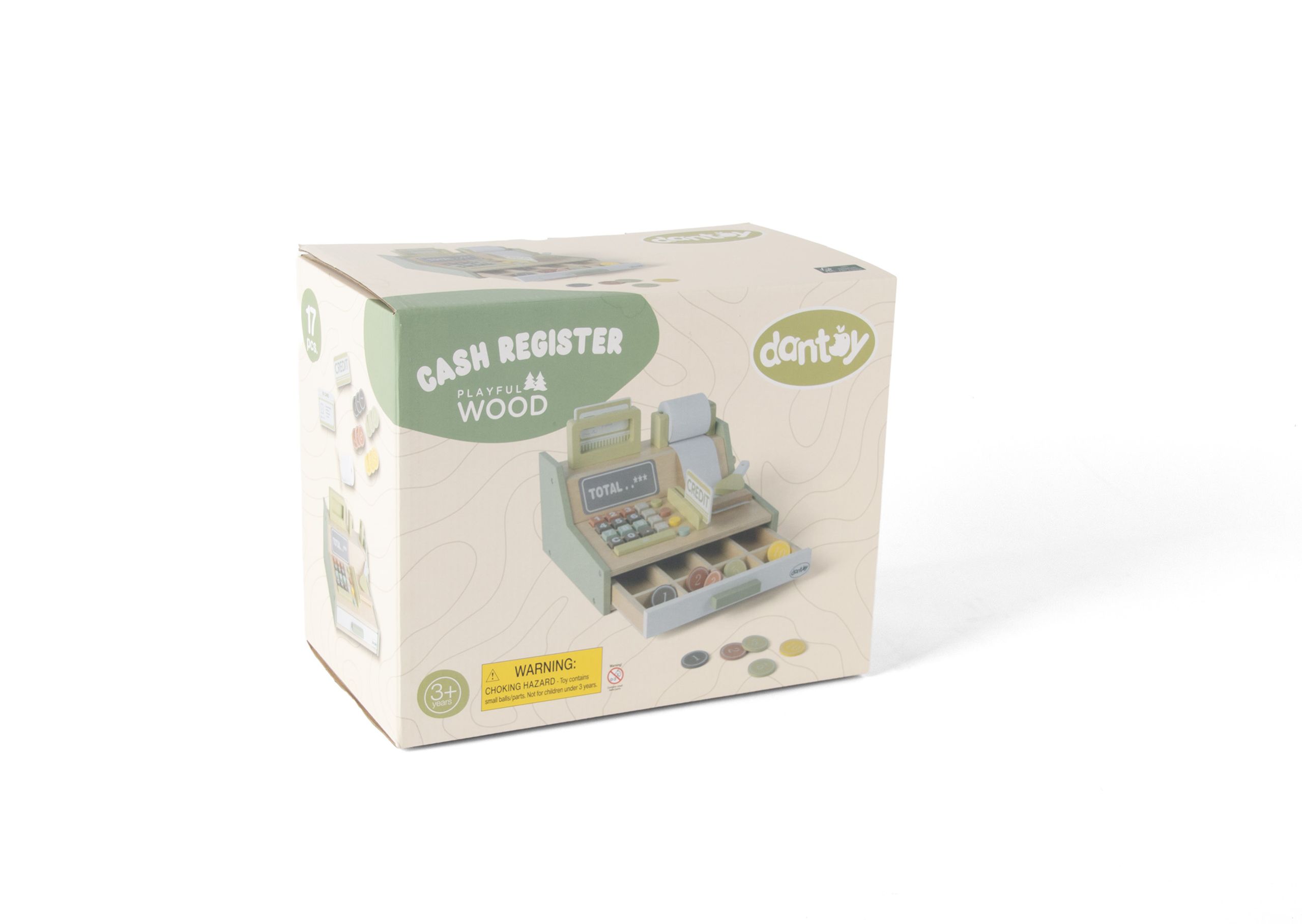 Dantoy - Toys - Cash Register set - 17 pieces