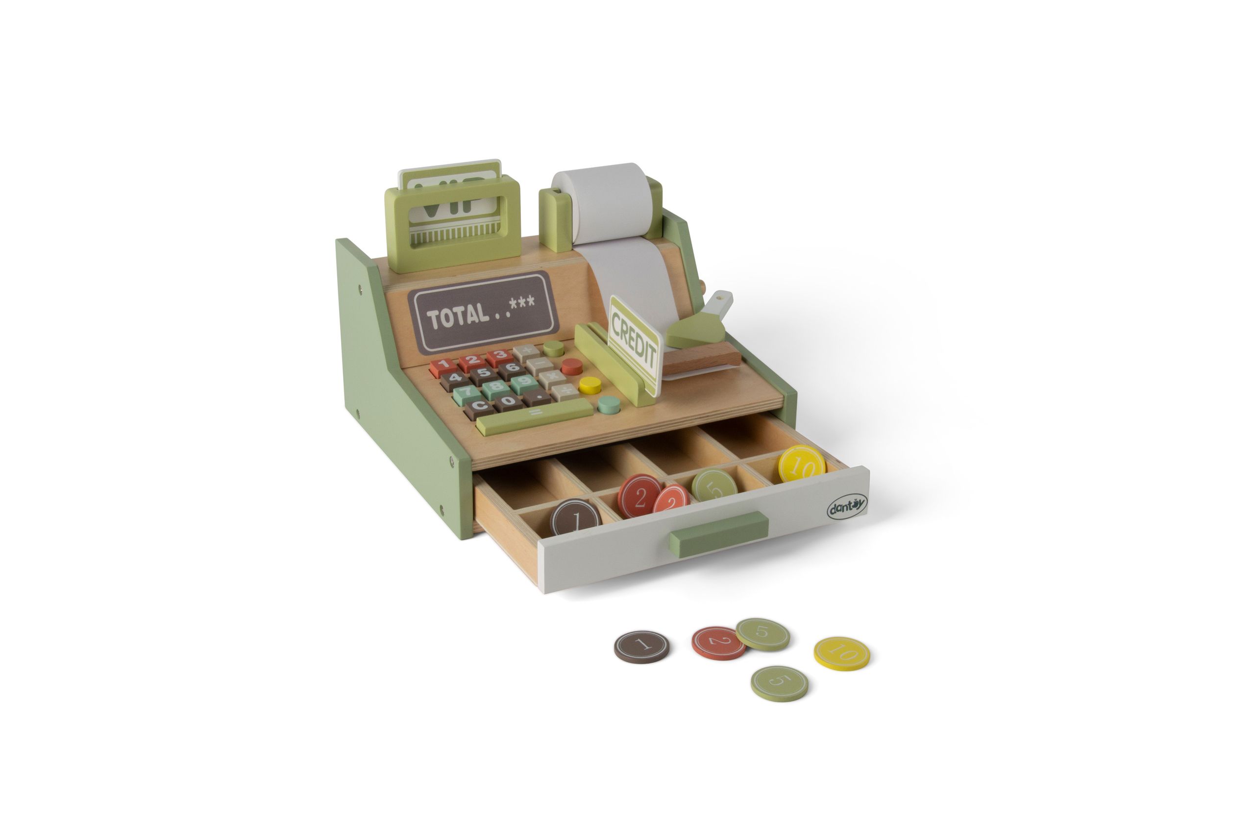 Dantoy - Toys - Cash Register set - 17 pieces