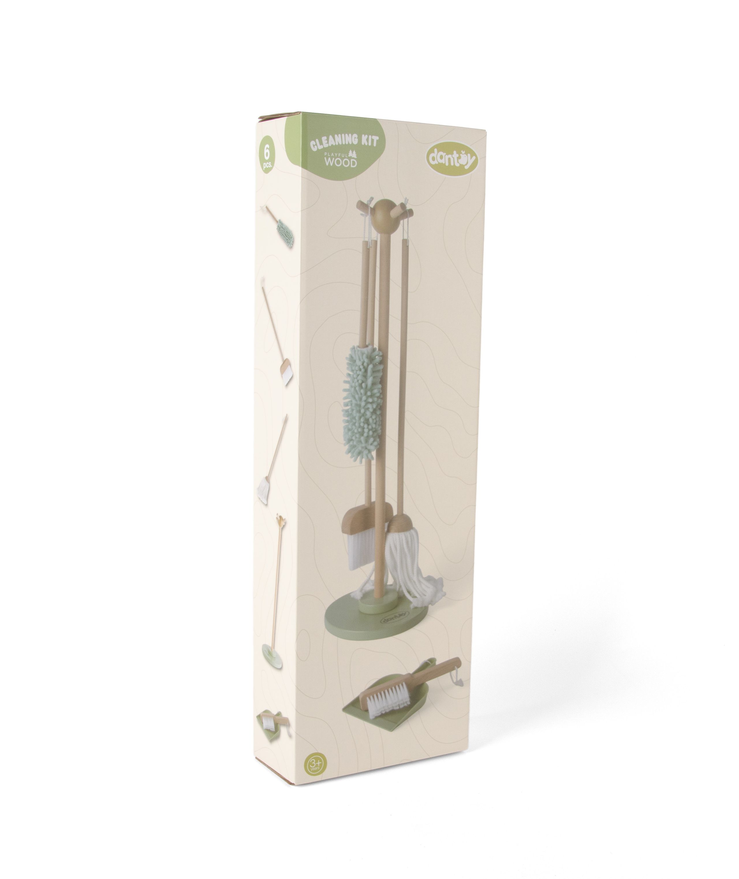 Dantoy - Zabawki - Playful Wood Cleaning set - 6 parts