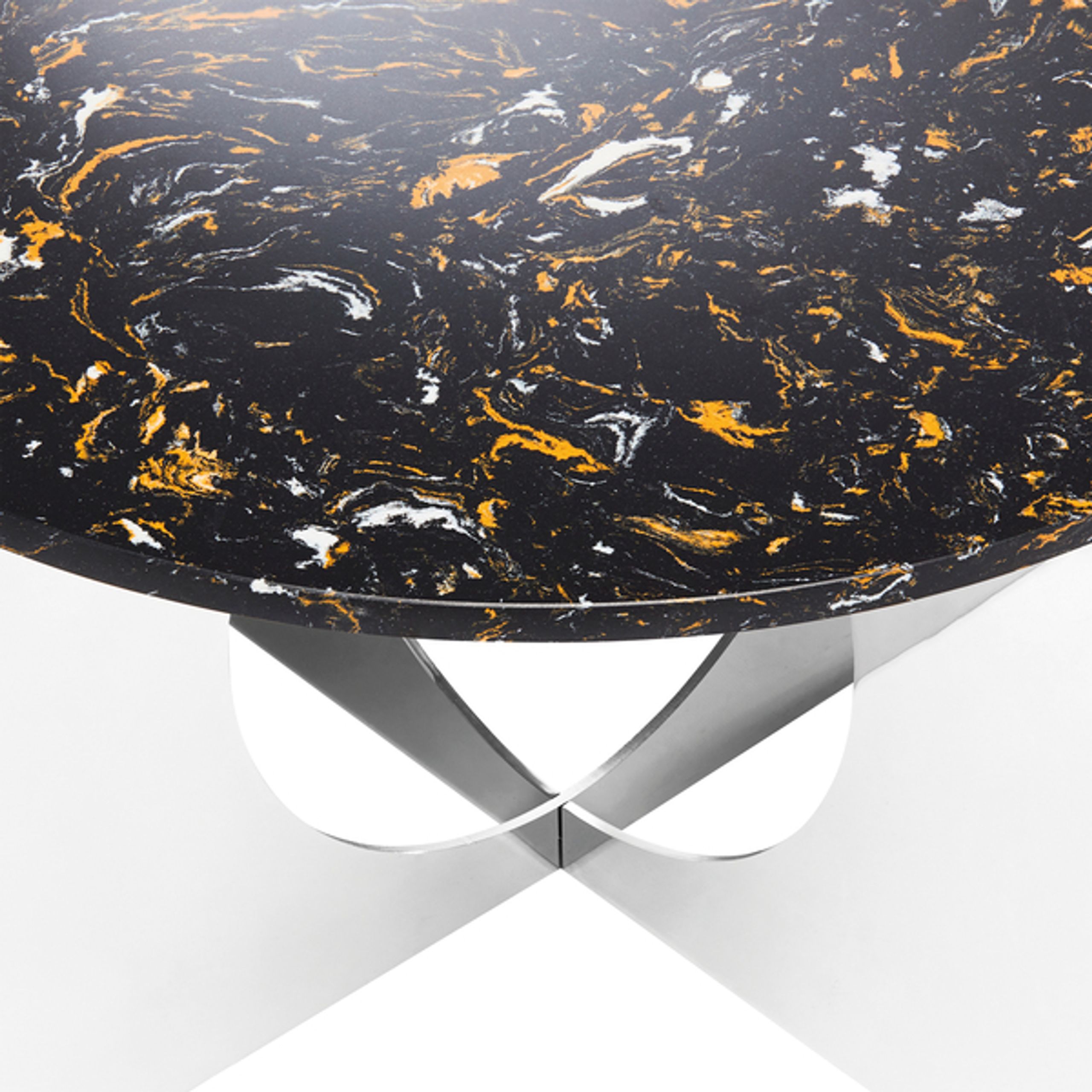 Design By Us - Table - This Is Art Table - Black - Chrome