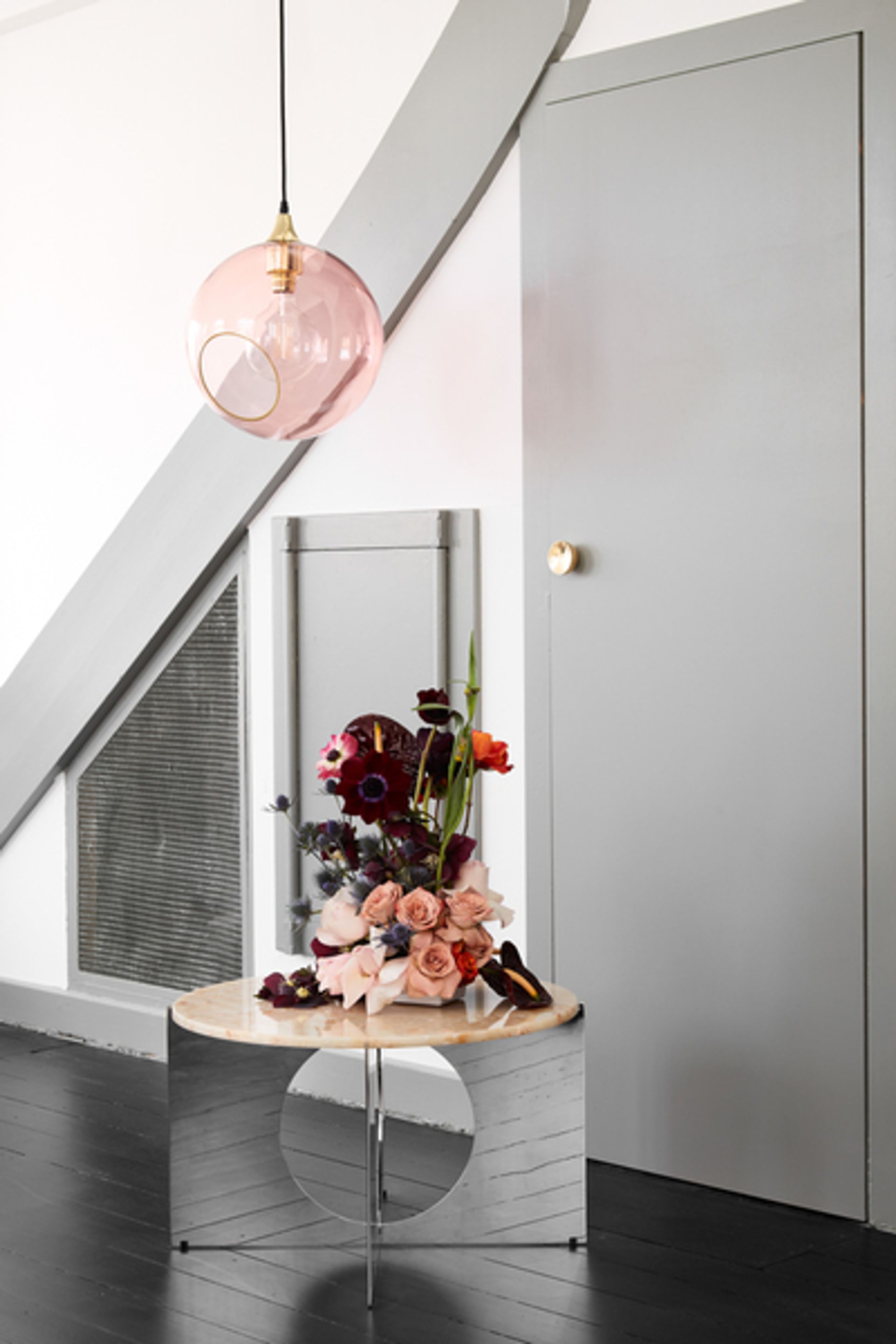 Design By Us - Table - This Is Art Table - Bordeaux - Gold