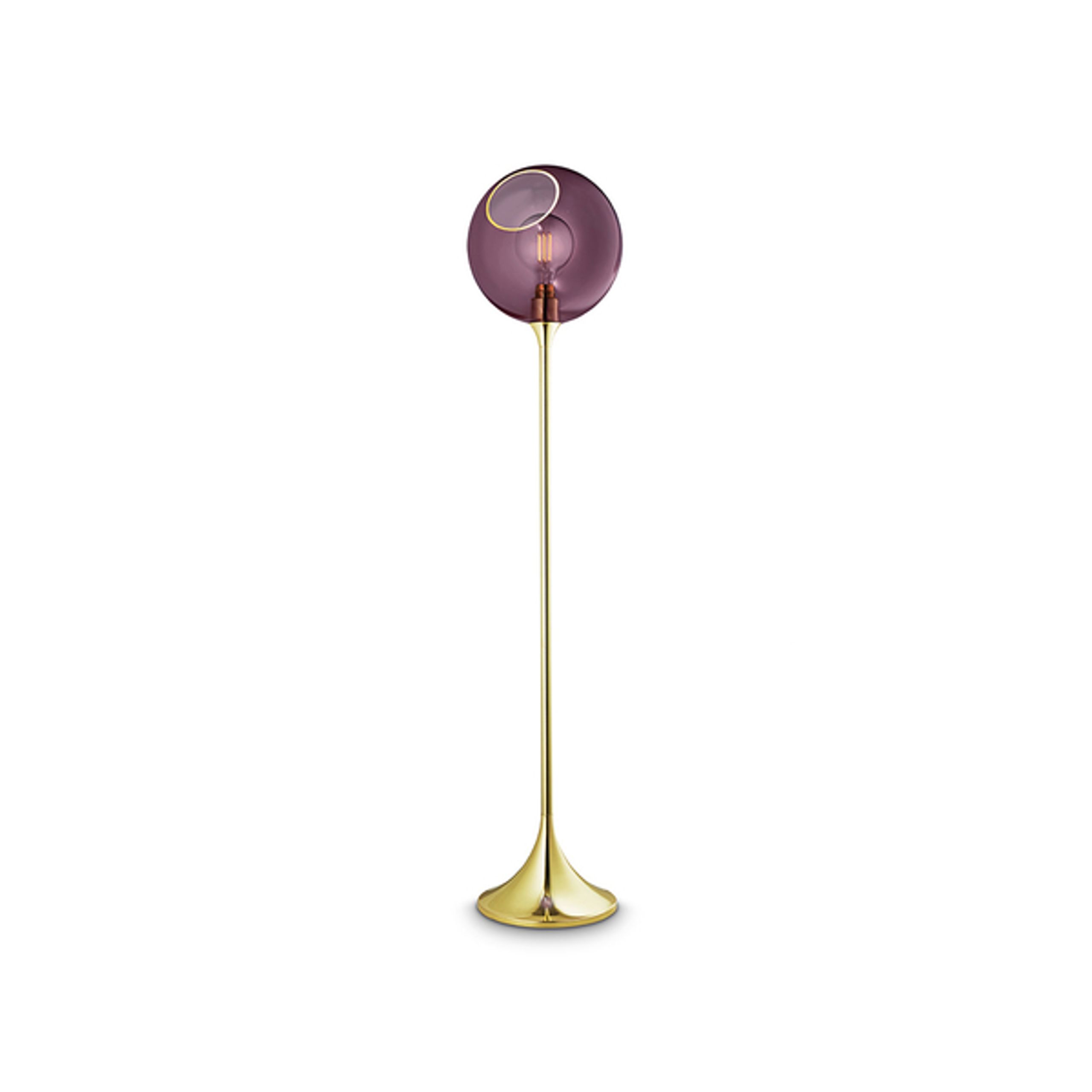Design By Us - Floor Lamp - Ballroom Floor Lamp - Purple/Gold
