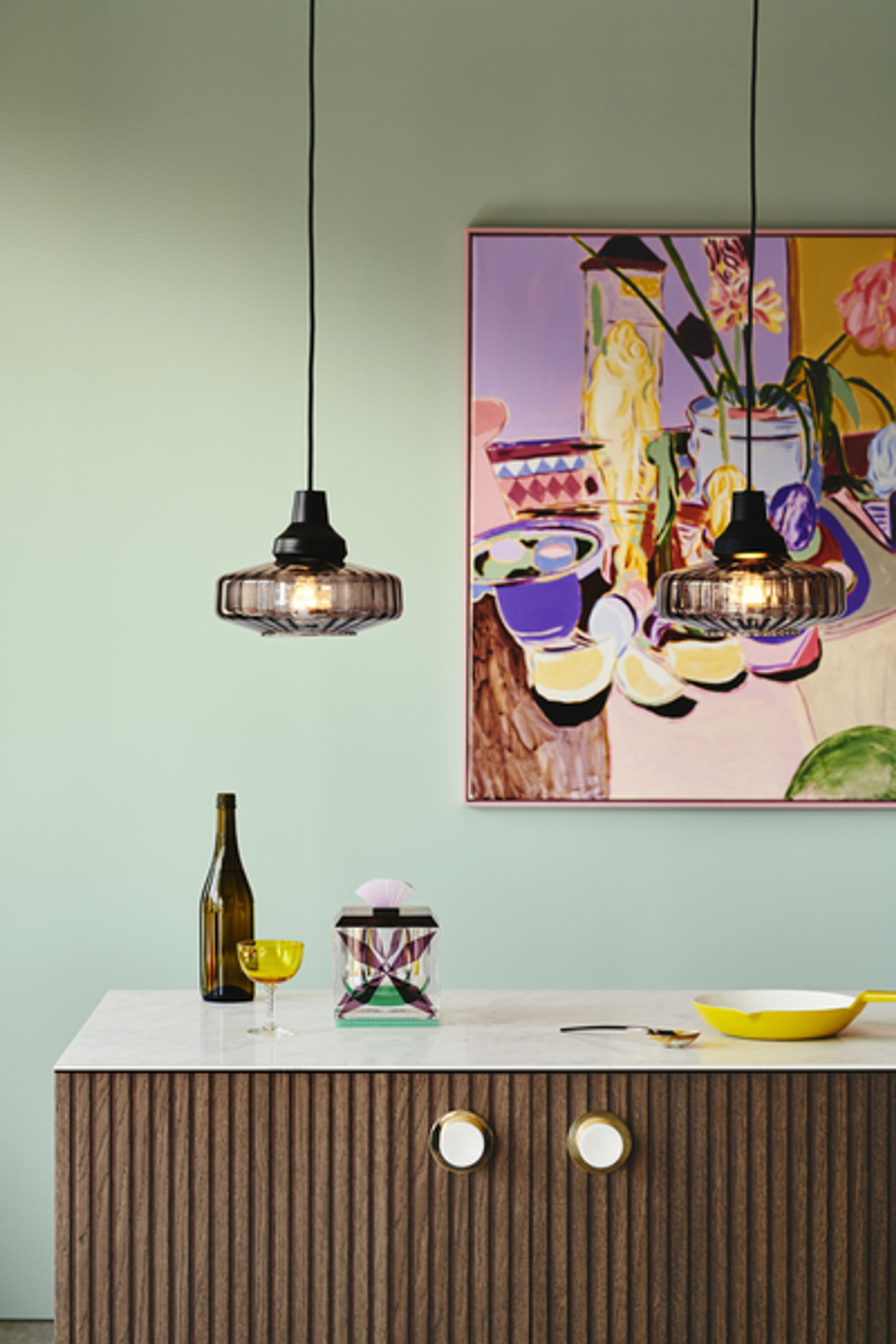 Design By Us - Pendel - Wave Optic Pendant Lamp - Rose/Gold