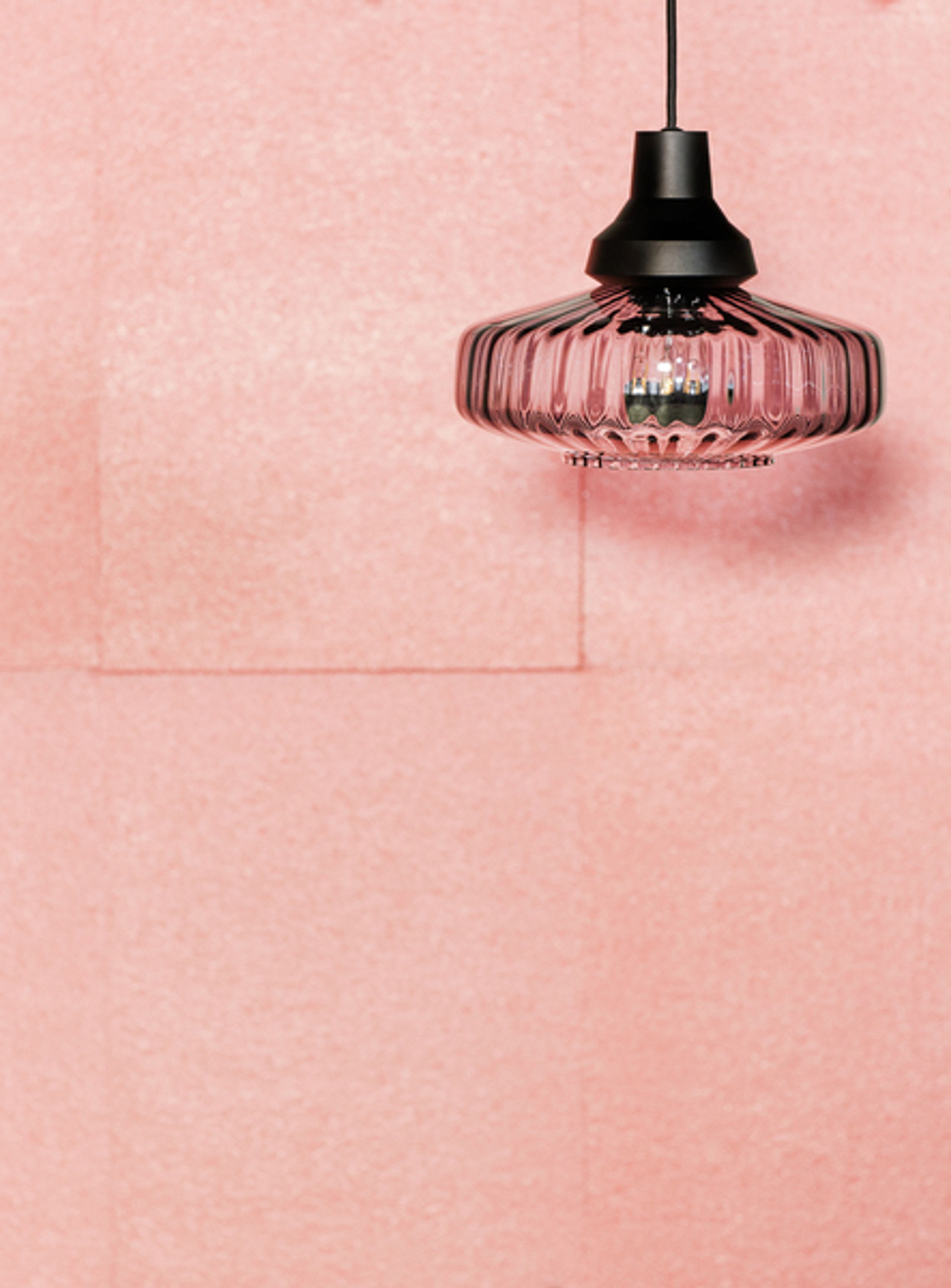 Design By Us - Pendel - Wave Optic Pendant Lamp - Rose/Gold