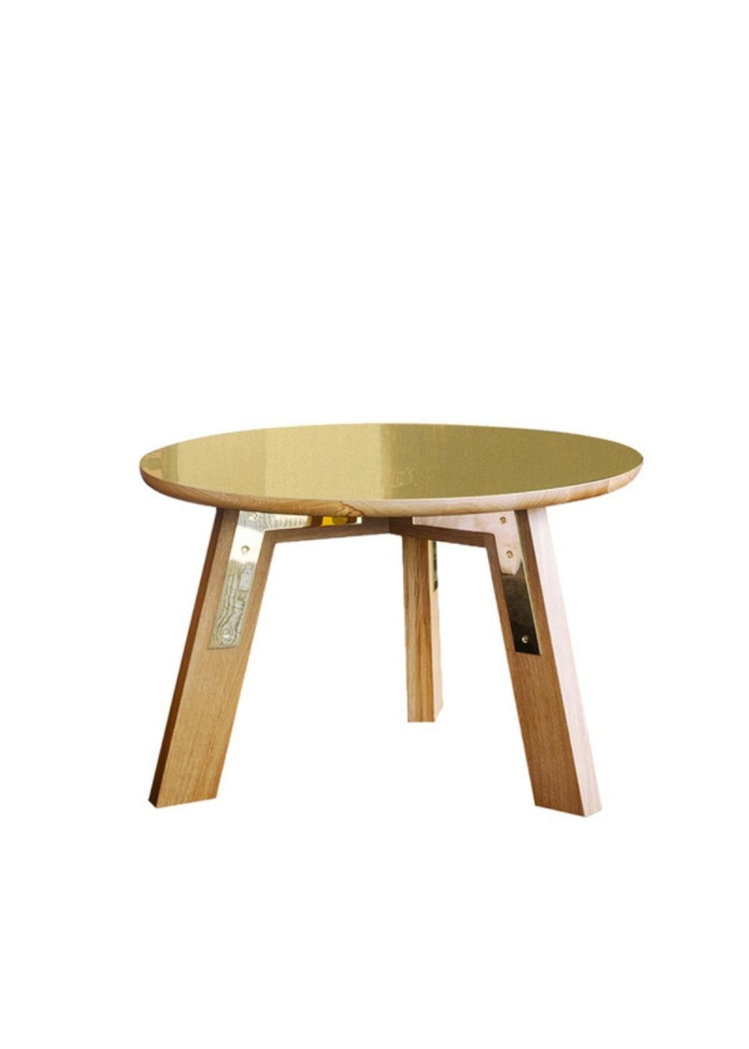 Design By Us - Spisebord - Oaklywood Dining table - Brass/gold