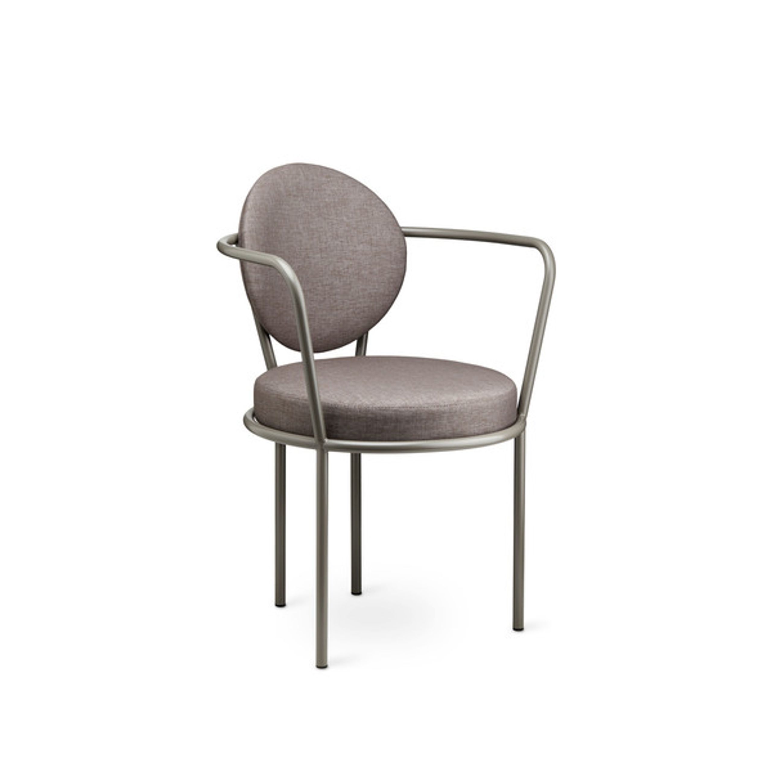 Design By Us - Spisebordsstol - Casablanca Chair - Colored Frame - Polyester Nevotex Lido Trend - Dust
