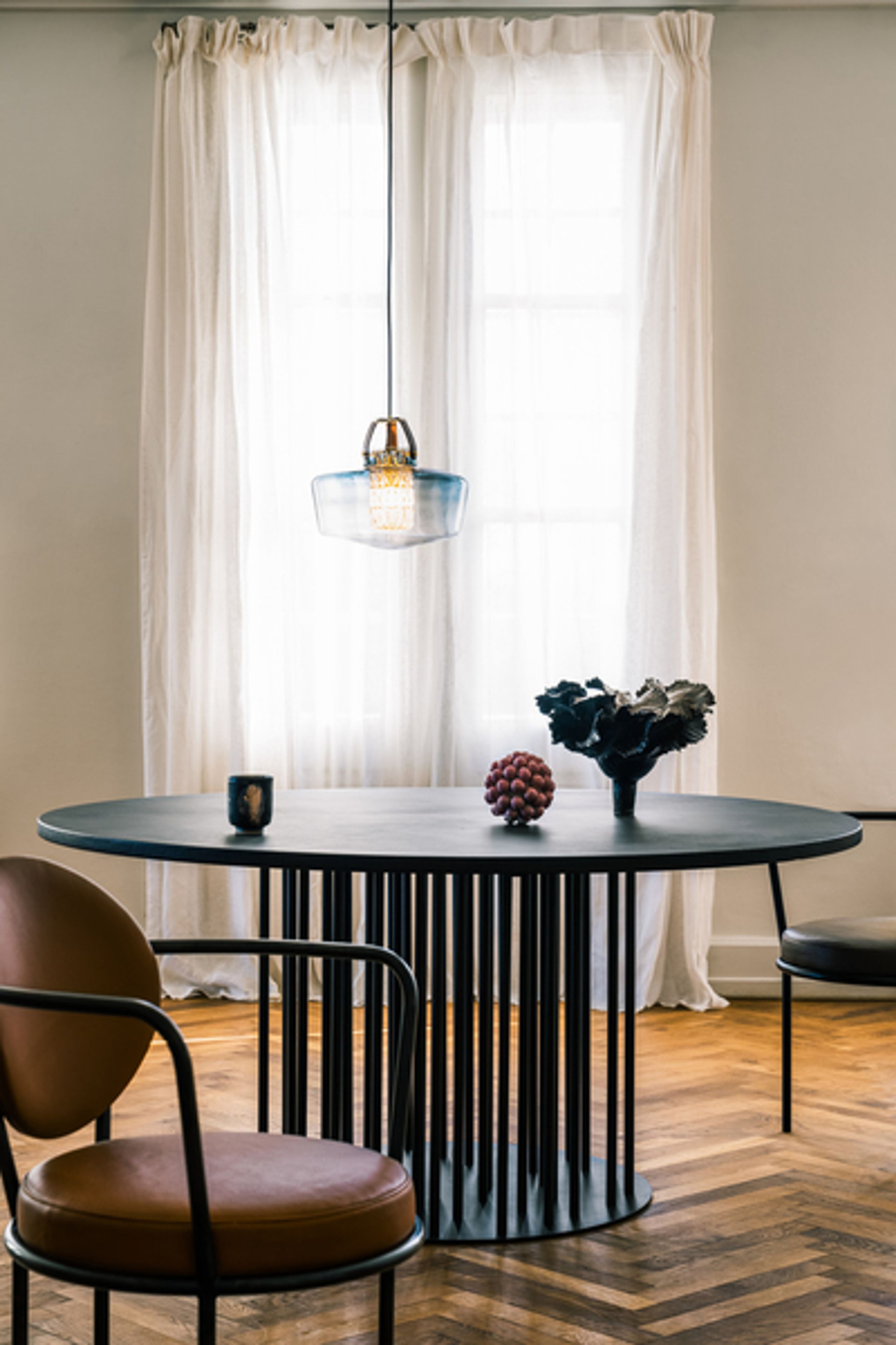 Design By Us - Dining chair - Casablanca Chair – Raw Frame - Leather Bent Hansen Zenso 2 - Cognac