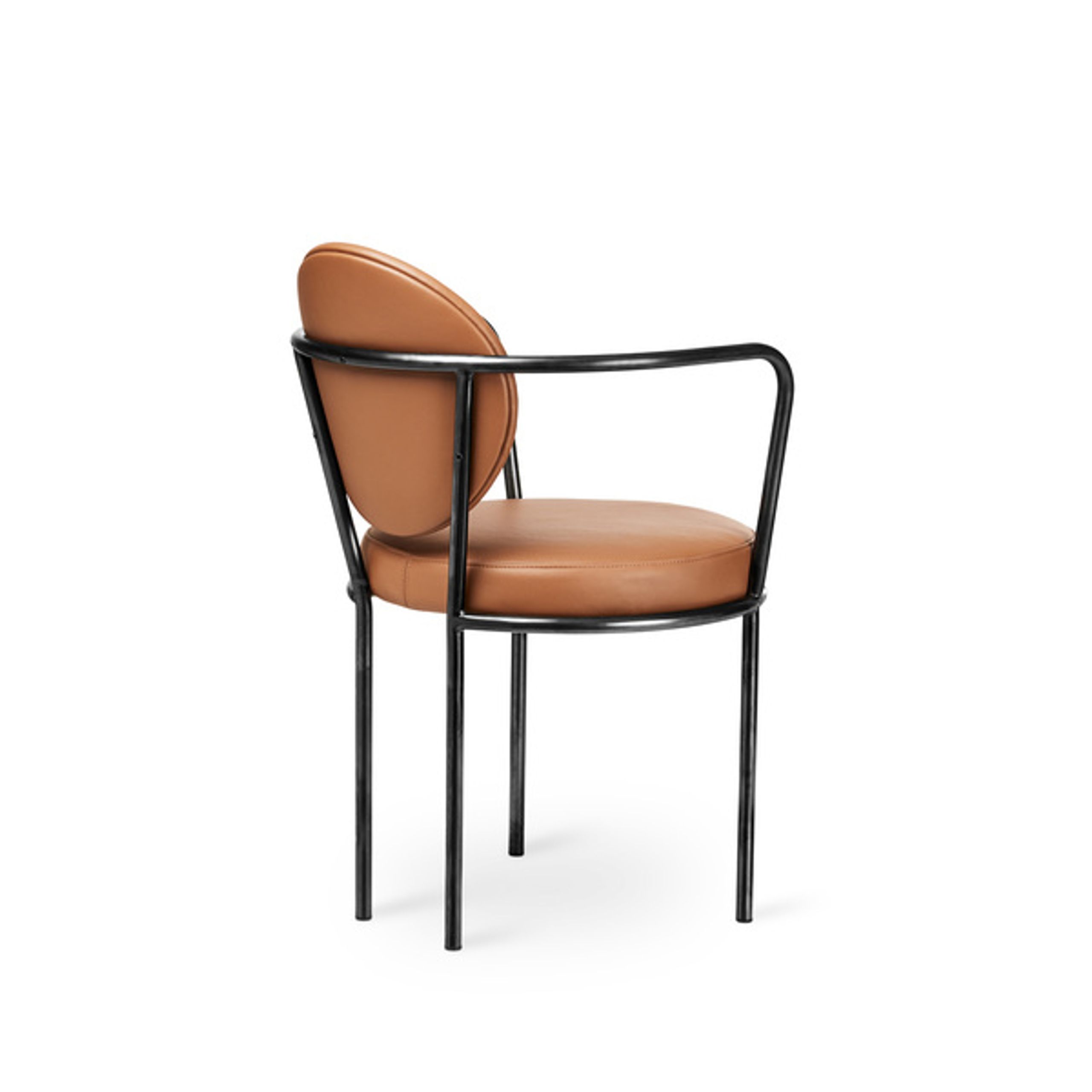 Design By Us - Dining chair - Casablanca Chair – Raw Frame - Leather Bent Hansen Zenso 2 - Cognac