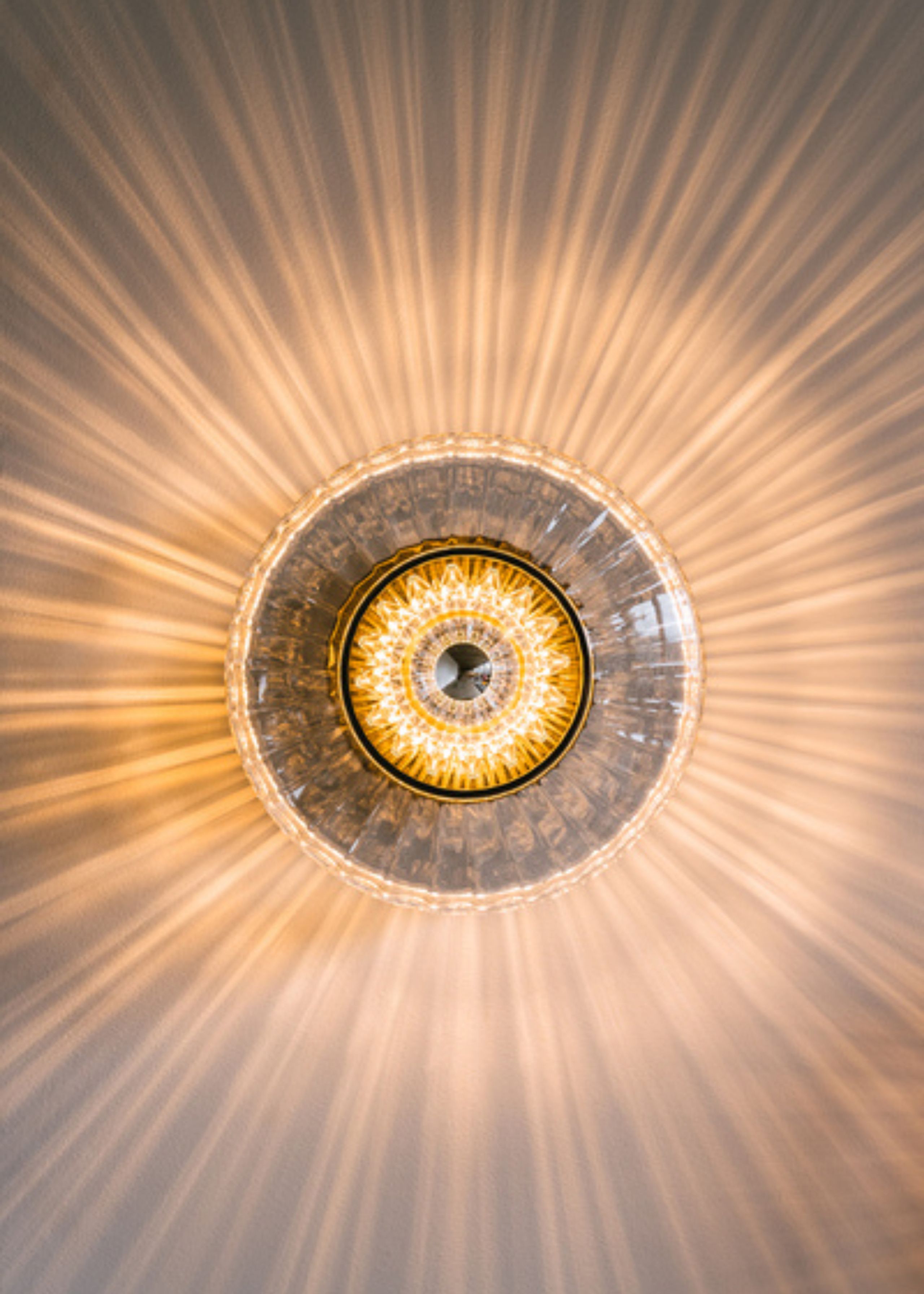 Design By Us - Lampa ścienna - Wave Optic Wall Lamp - Smoke