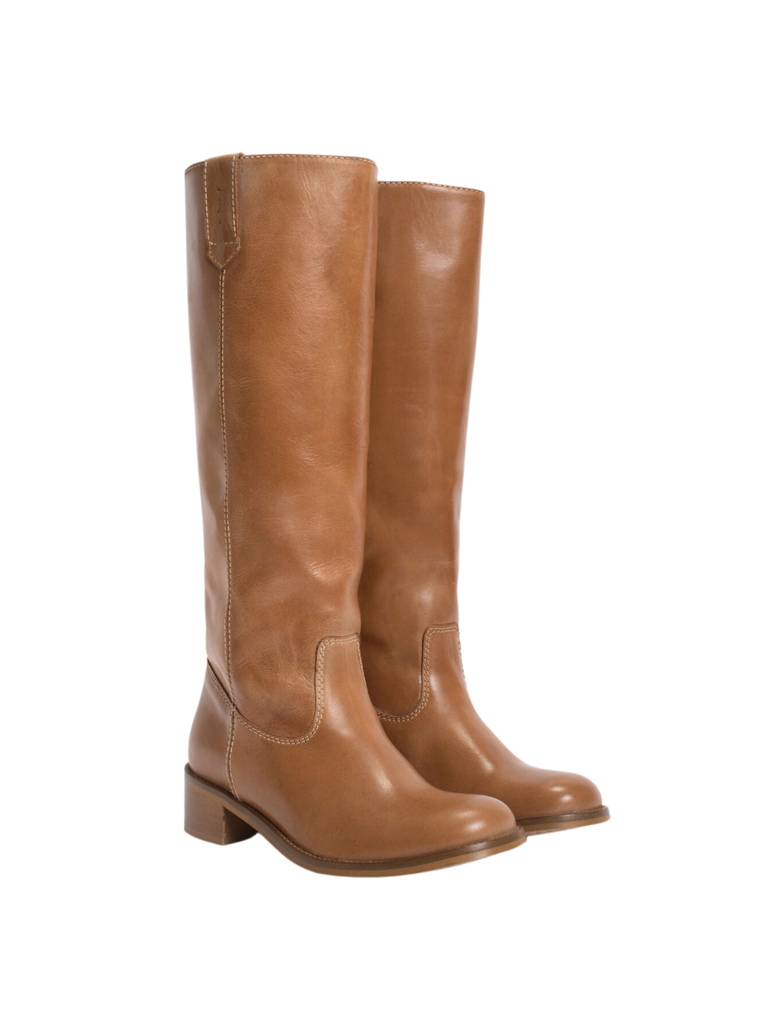 DICO - Stiefel - Ann Boots - Dark Tan (Escovado Leather)