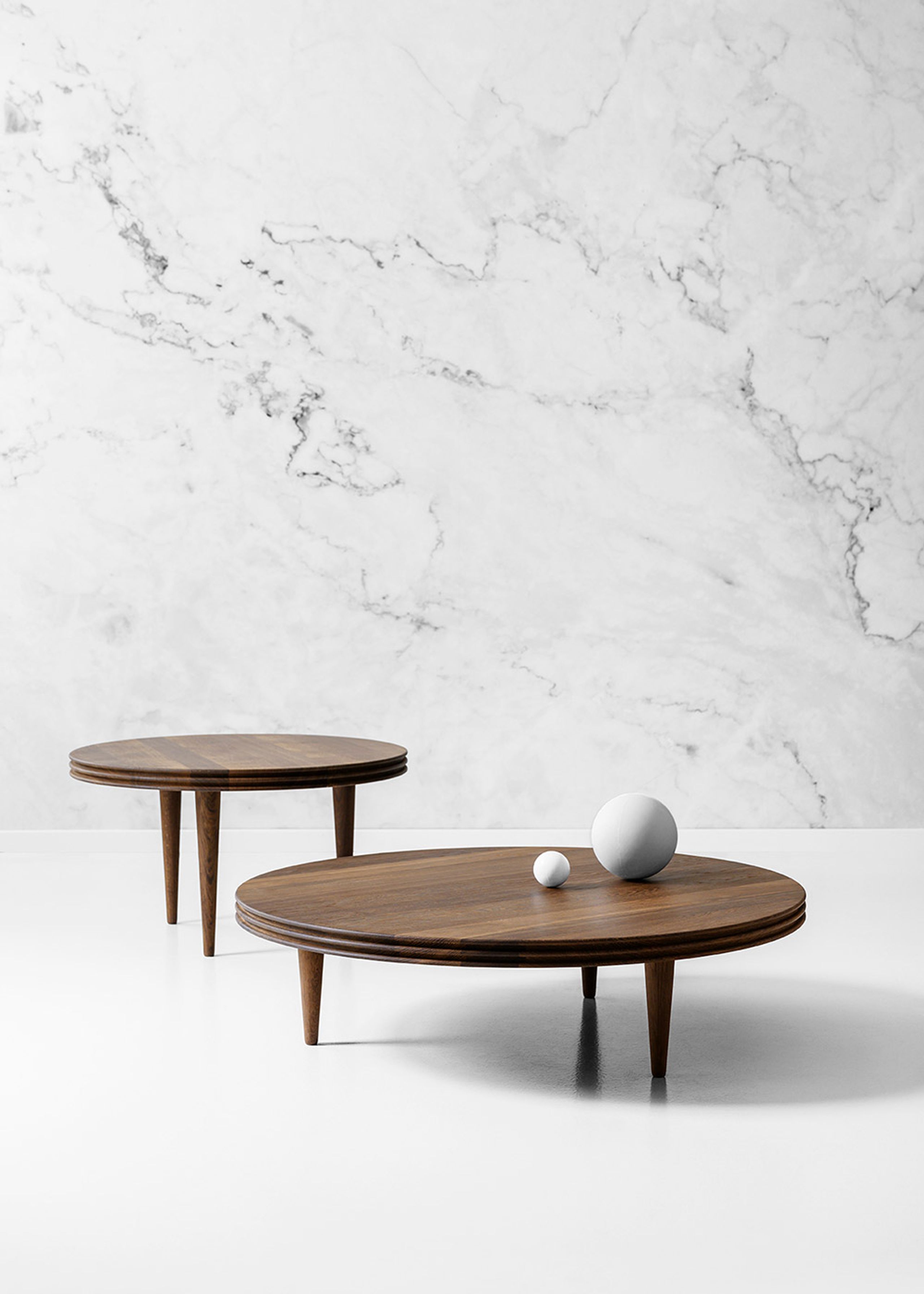 dk3 - Sofabord - Groove Coffee Table - Oiled Oak