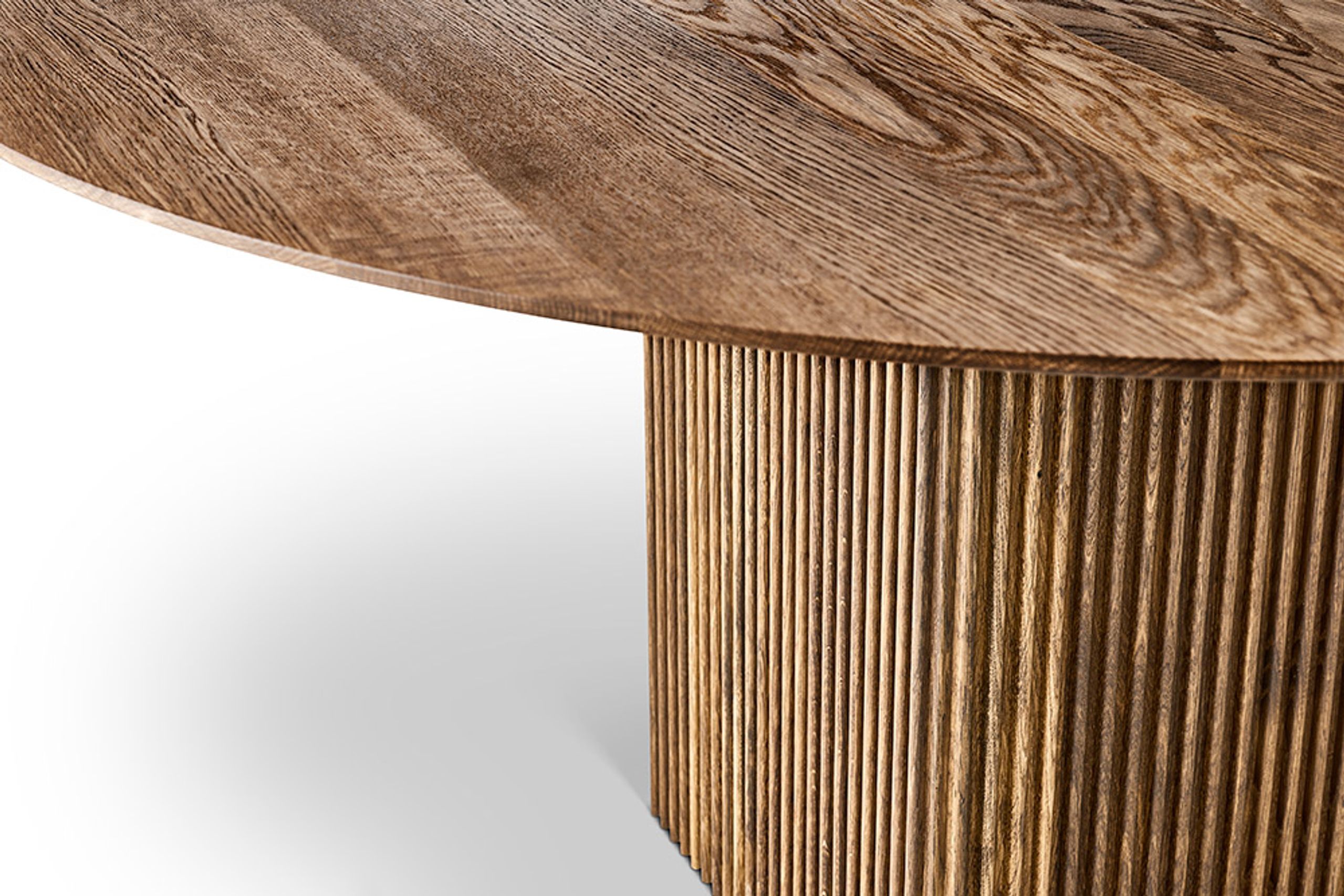 dk3 - Spisebord - Ten Table Round - Udtræksbord - Smoked Oak