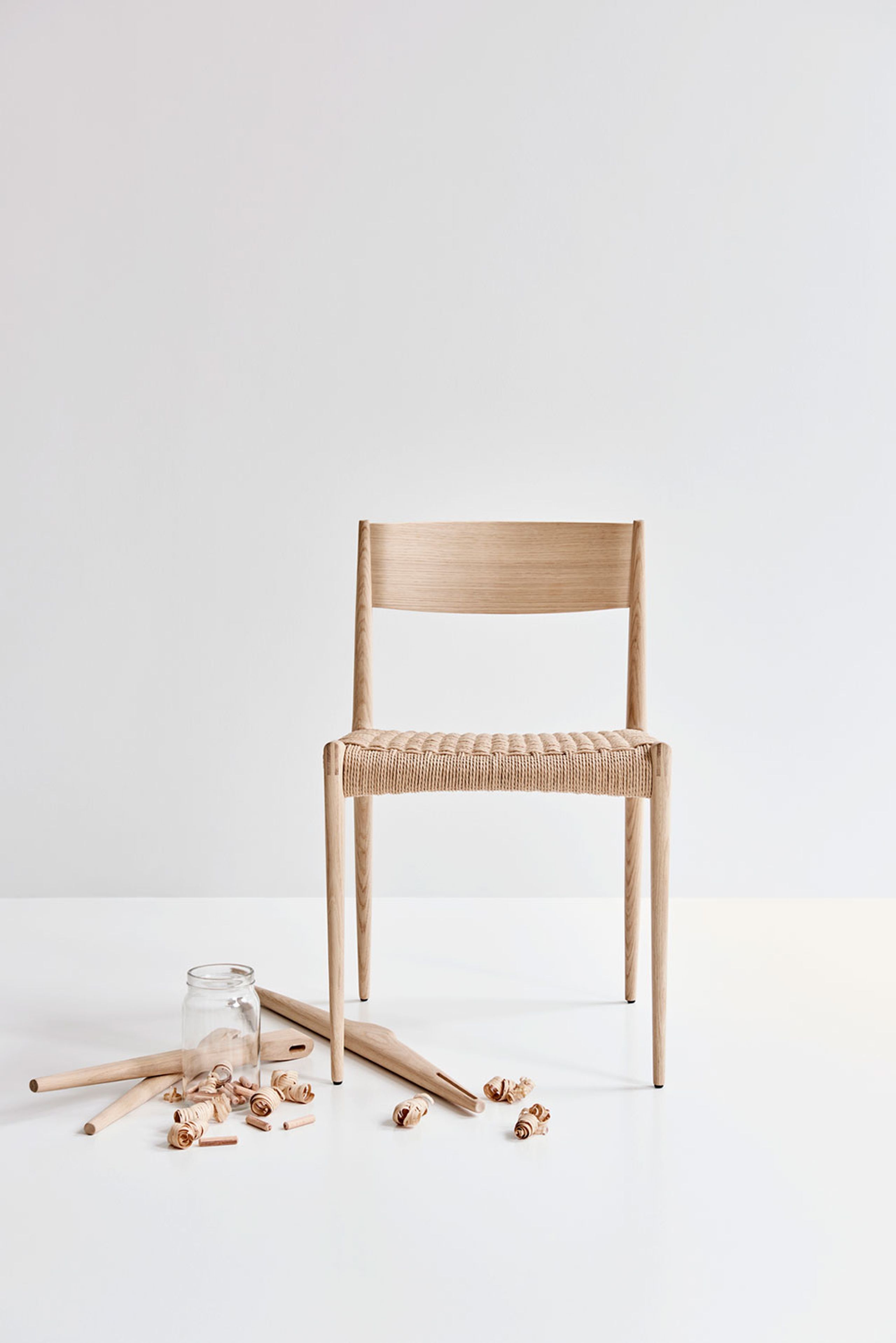 dk3 - Stol - PIA CHAIR - Eg - Sæbe