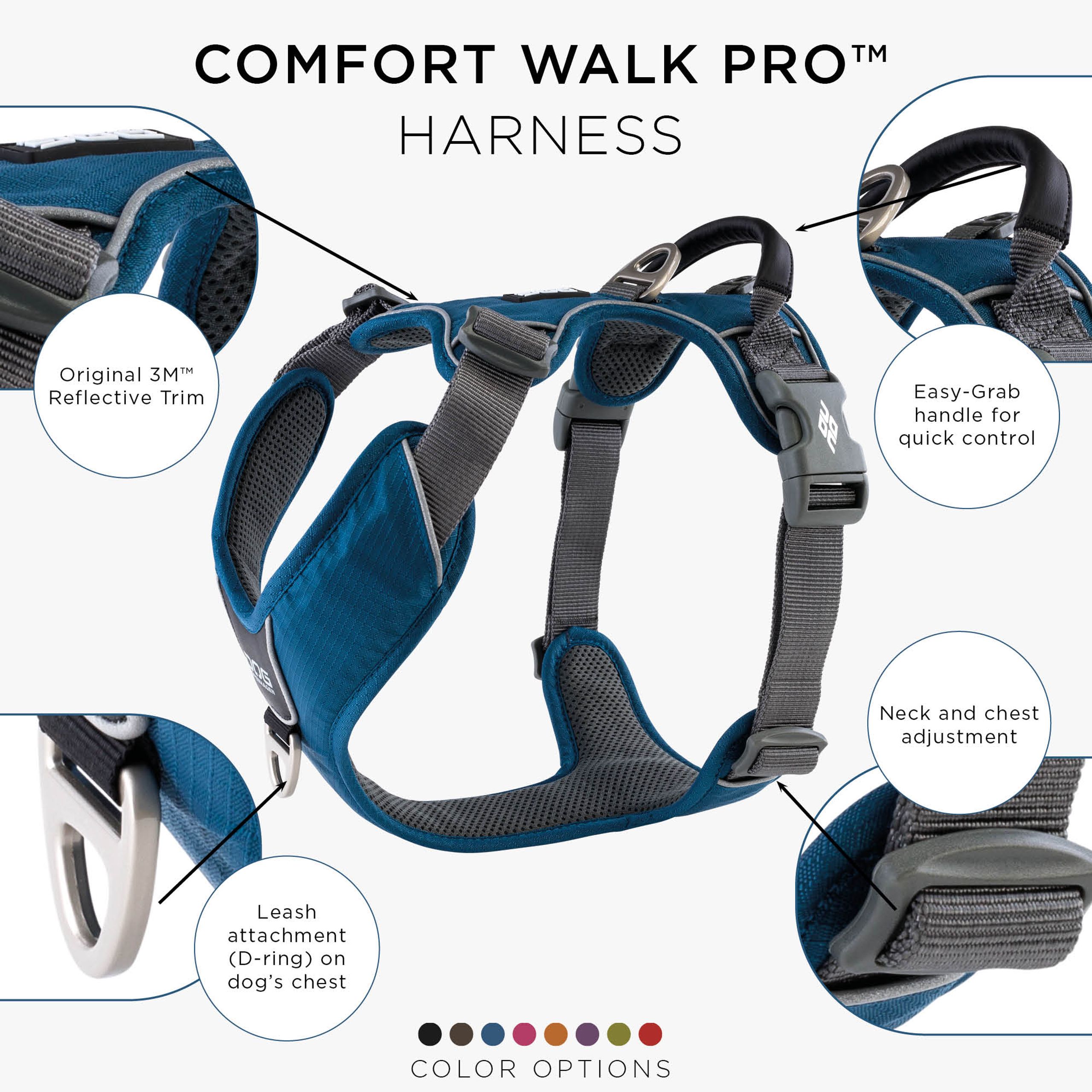 Dog Copenhagen - - Comfort Walk Pro Sele - Ocean Blue