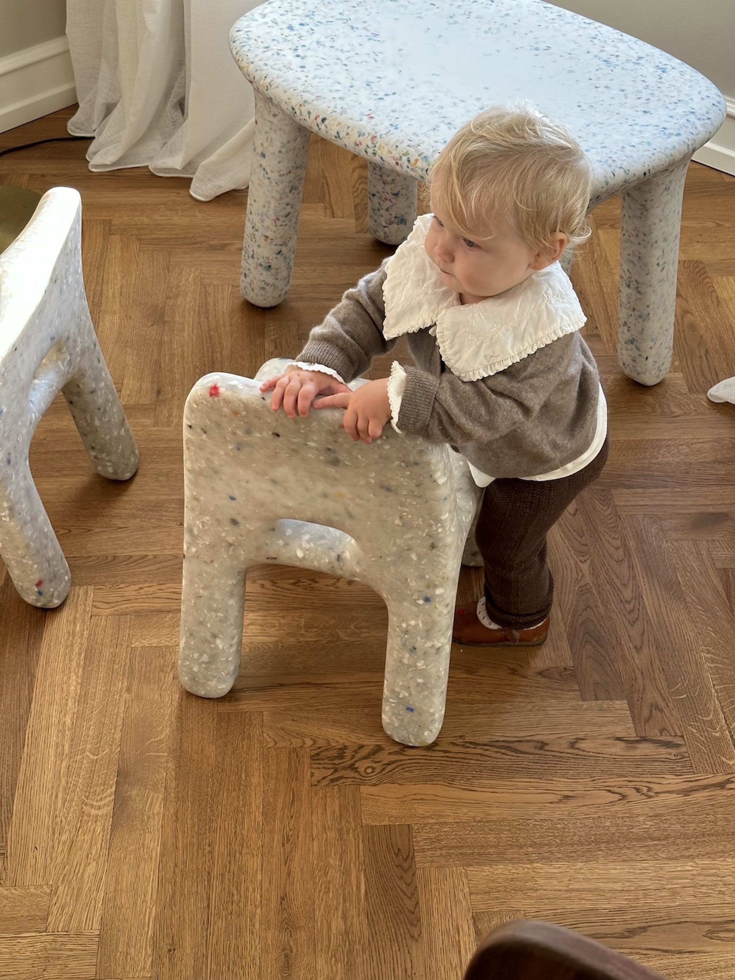 ecoBirdy - Kids chair - Charlie Chair - Off-white