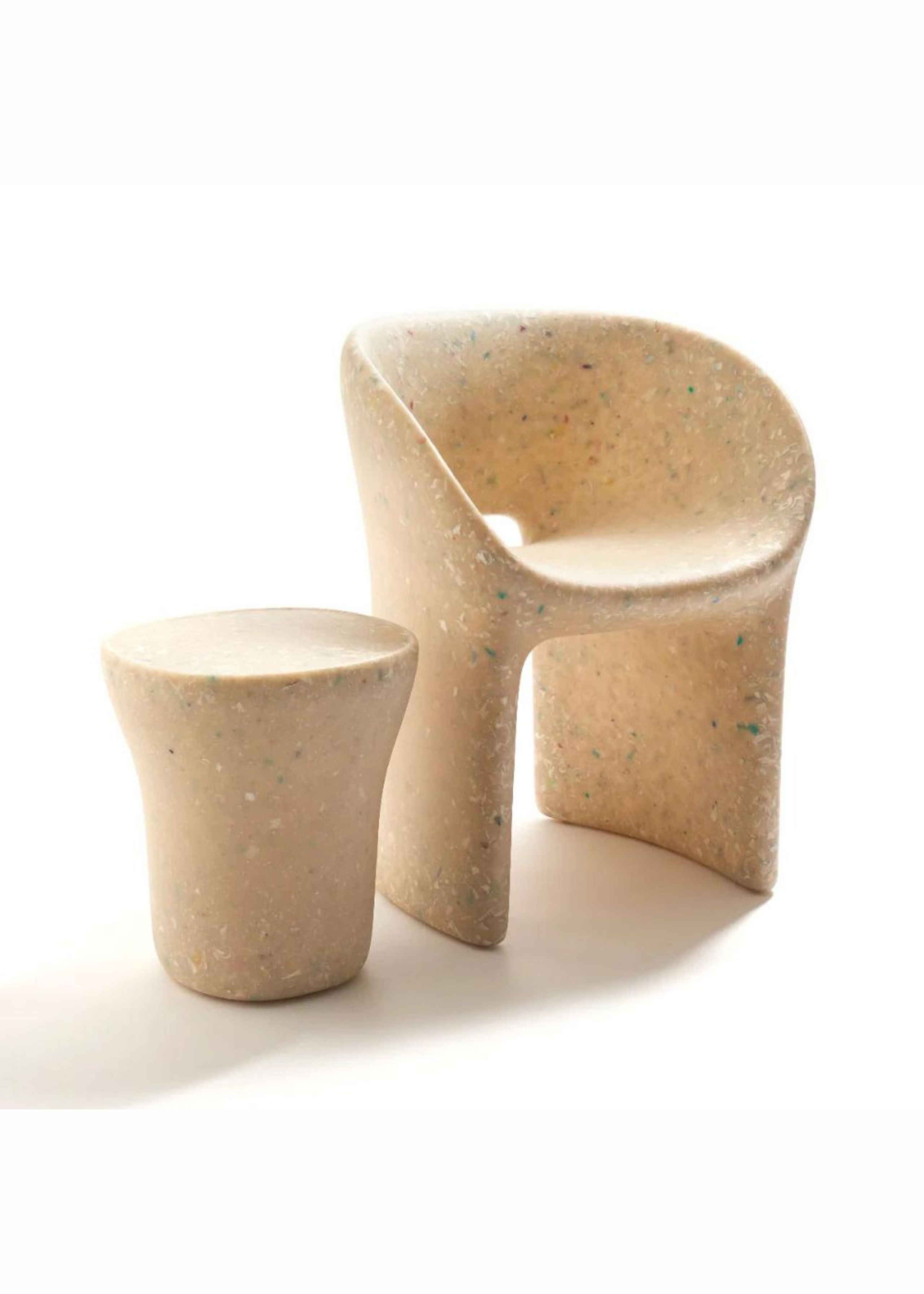 ecoBirdy - Lounge stoel - Richard Chair - Faded white