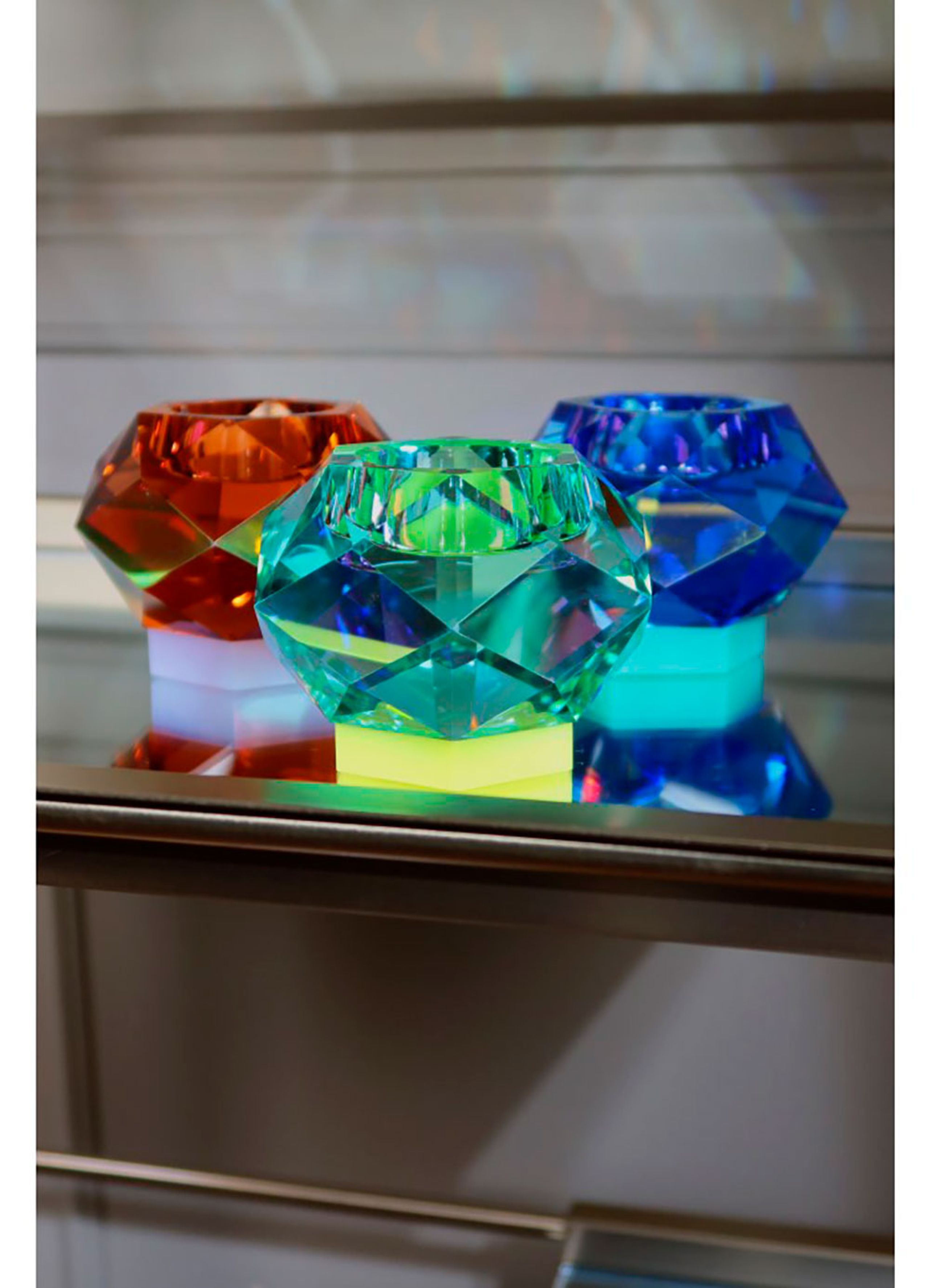 eden outcast - Lyseholder - Glam Fyrfadsstage - Glam Blue Opal