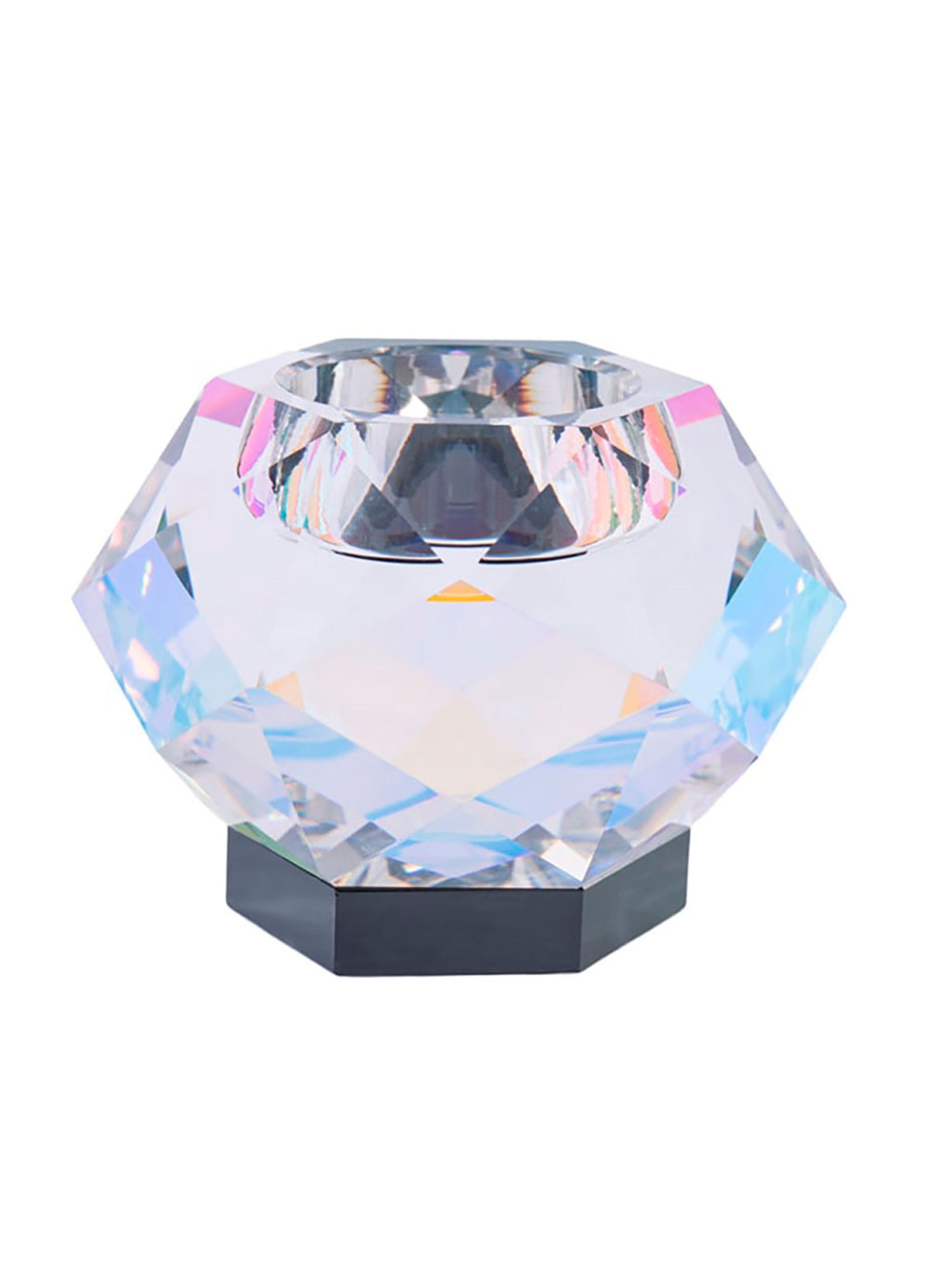 eden outcast - Svícen - Glam Tealight Holder - Glam Clear Black