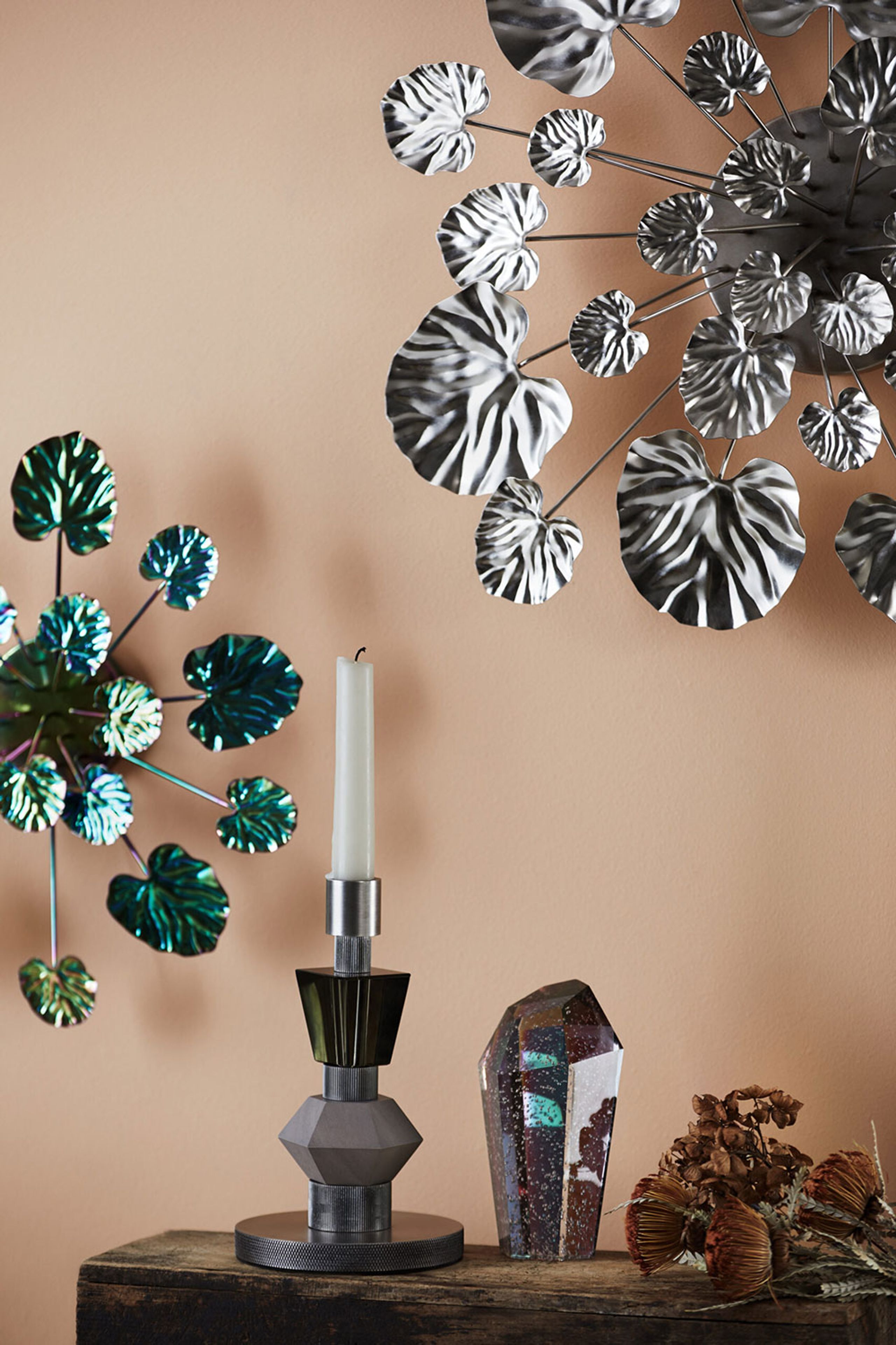 eden outcast - Kerzenständer - Candy Candle - Lavender