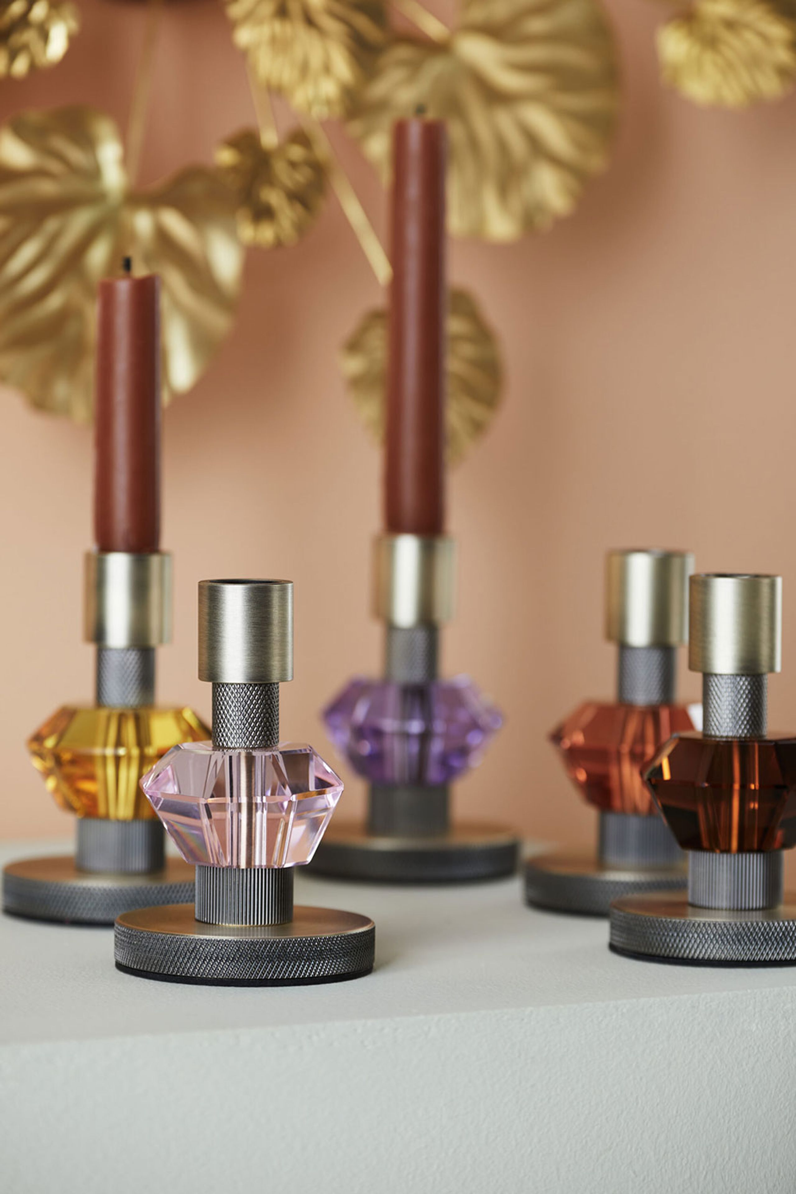 eden outcast - Kerzenständer - Candy Candle - Lavender